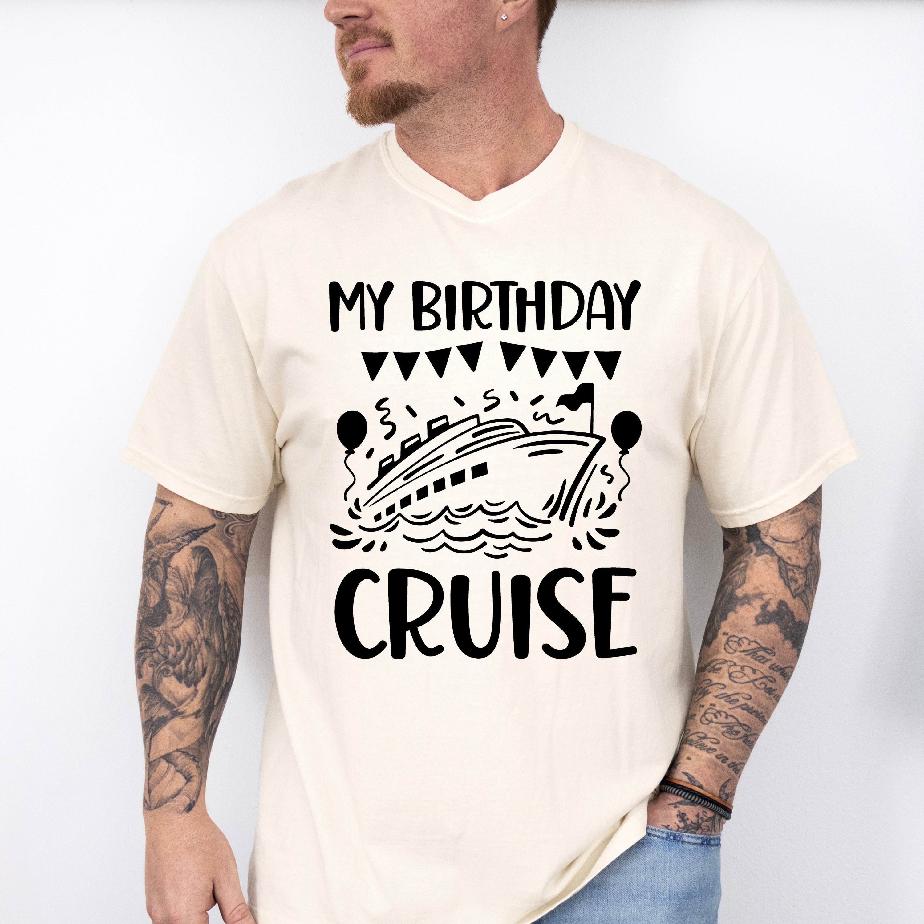 My Birthday Cruise Balloons - Family Cruise Unisex Crewneck T-Shirt Sweatshirt Hoodie