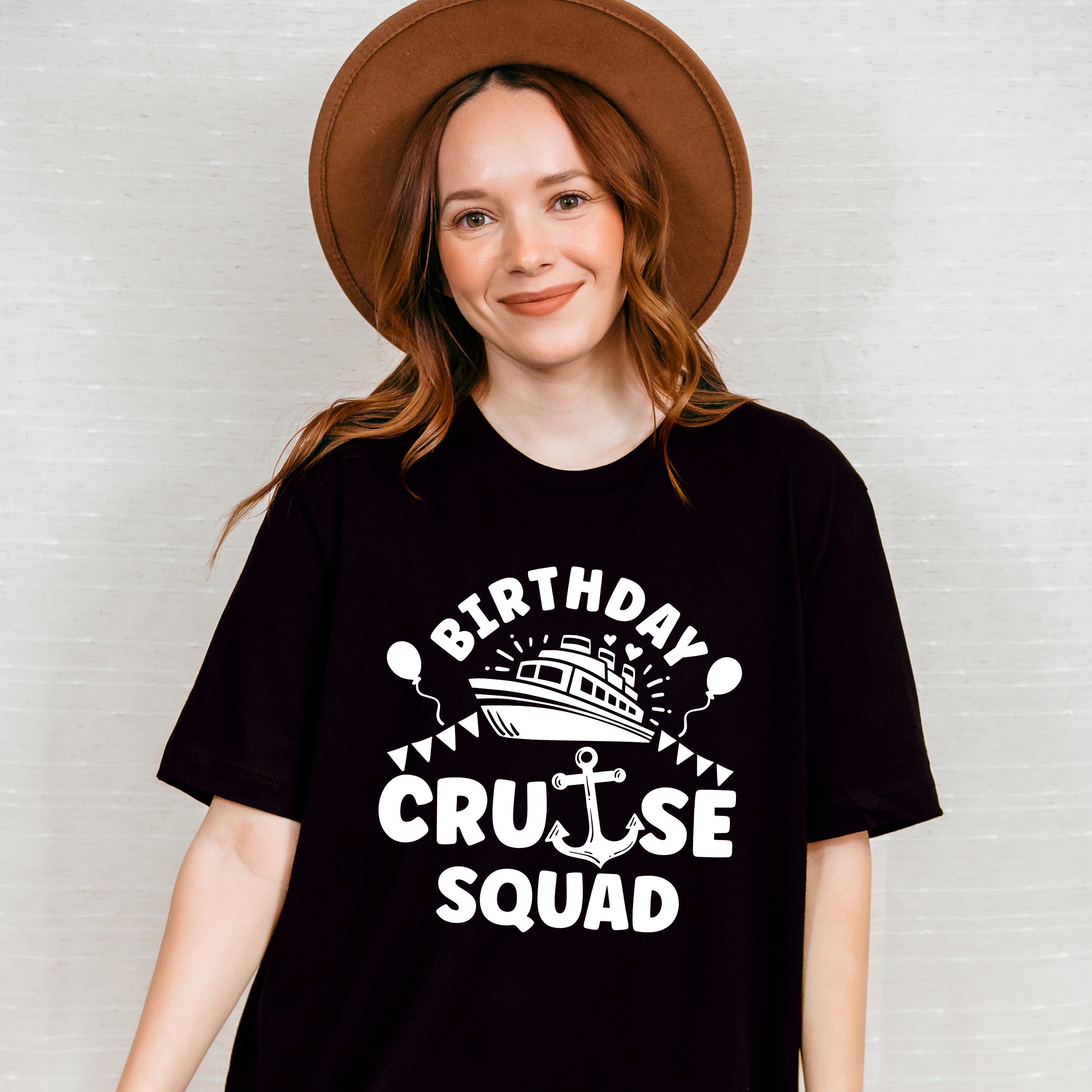 Birthday Cruise Squad Design - Family Cruise Unisex Crewneck T-Shirt Sweatshirt Hoodie