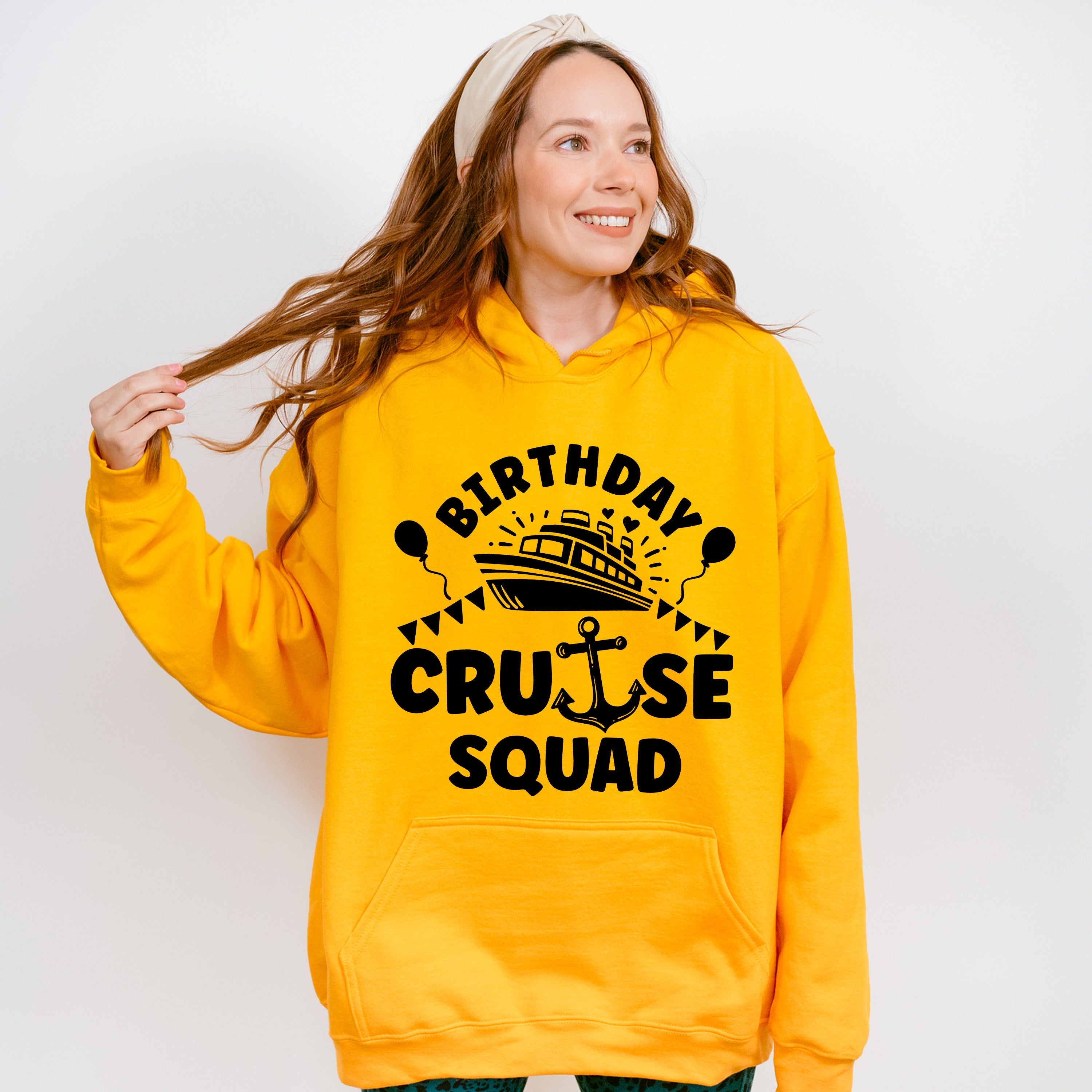 Birthday Cruise Squad Design - Family Cruise Unisex Crewneck T-Shirt Sweatshirt Hoodie