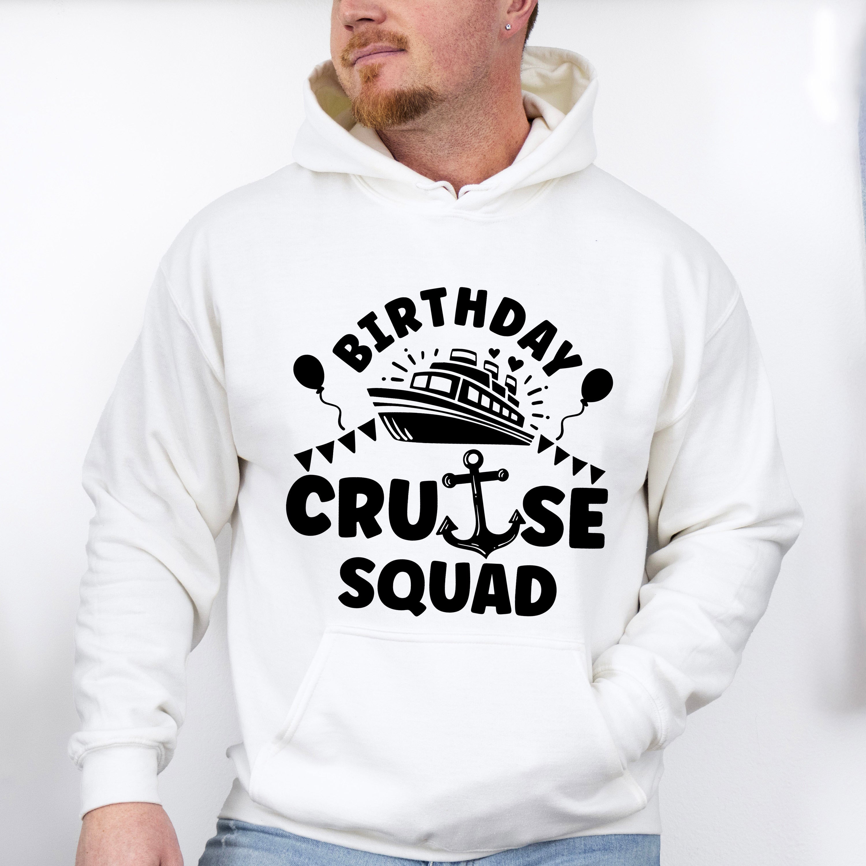 Birthday Cruise Squad Design - Family Cruise Unisex Crewneck T-Shirt Sweatshirt Hoodie