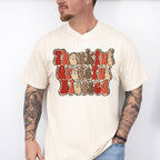Thankful Grateful Blessed - Thanksgiving Theme Unisex Crewneck T-Shirt Sweatshirt Hoodie