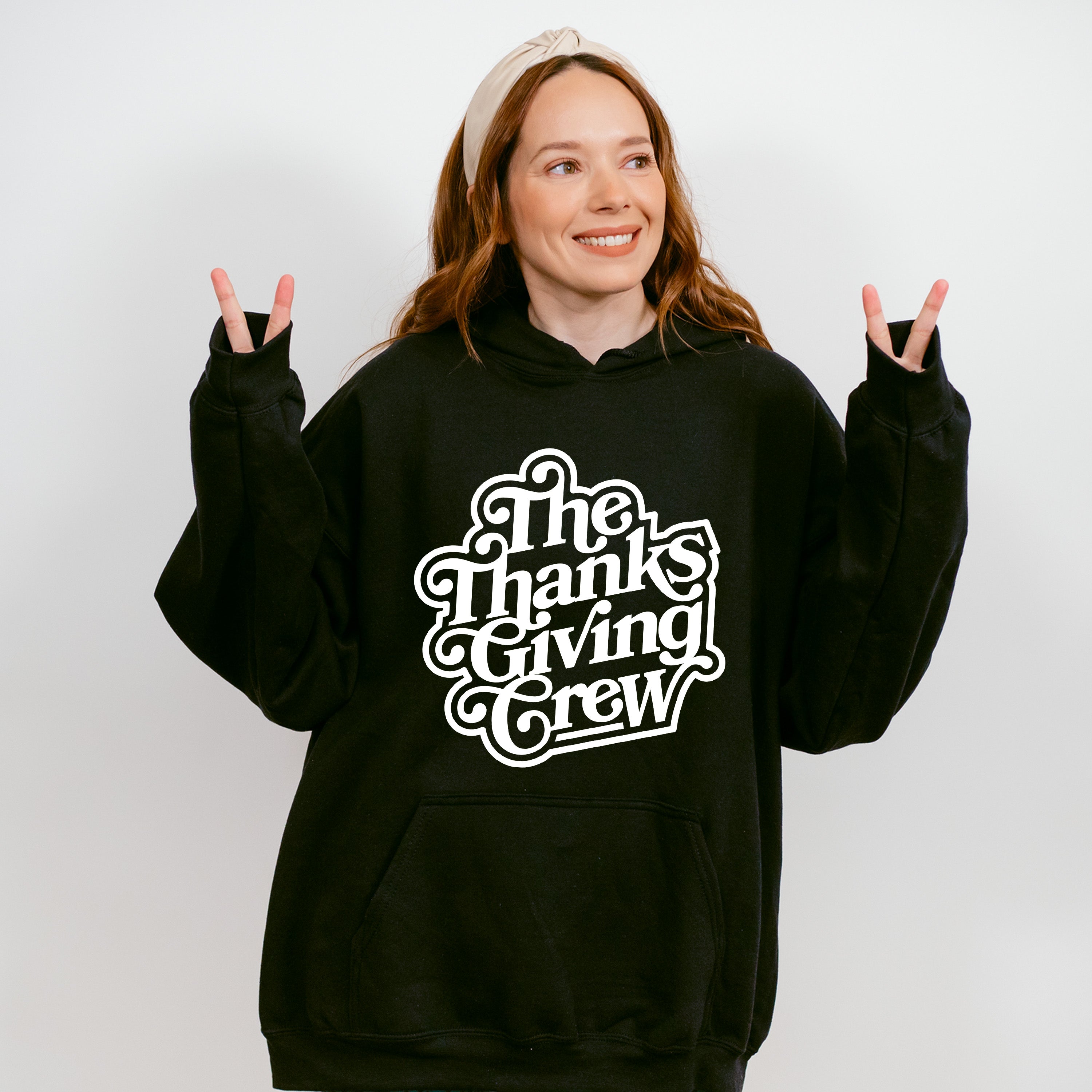 The Thanks Giving Crew - Thanksgiving Theme Unisex Crewneck T-Shirt Sweatshirt Hoodie