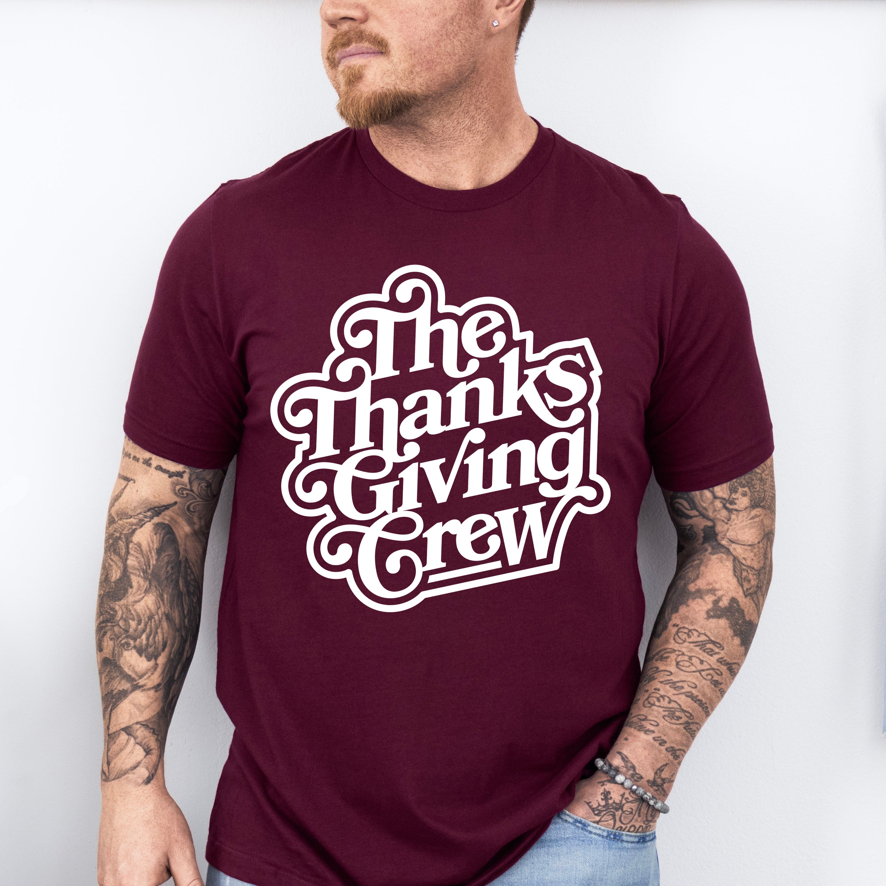 The Thanks Giving Crew - Thanksgiving Theme Unisex Crewneck T-Shirt Sweatshirt Hoodie