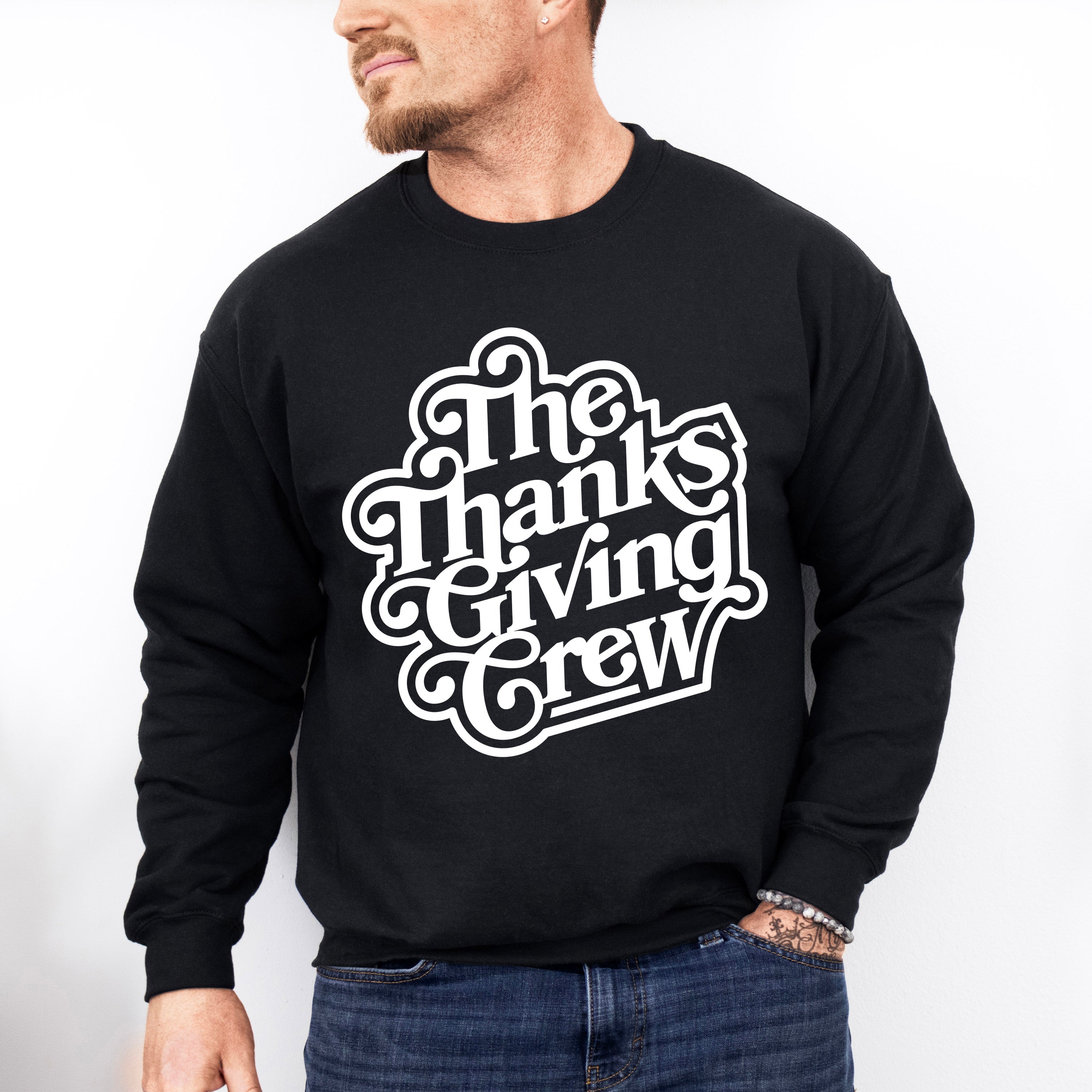The Thanks Giving Crew - Thanksgiving Theme Unisex Crewneck T-Shirt Sweatshirt Hoodie