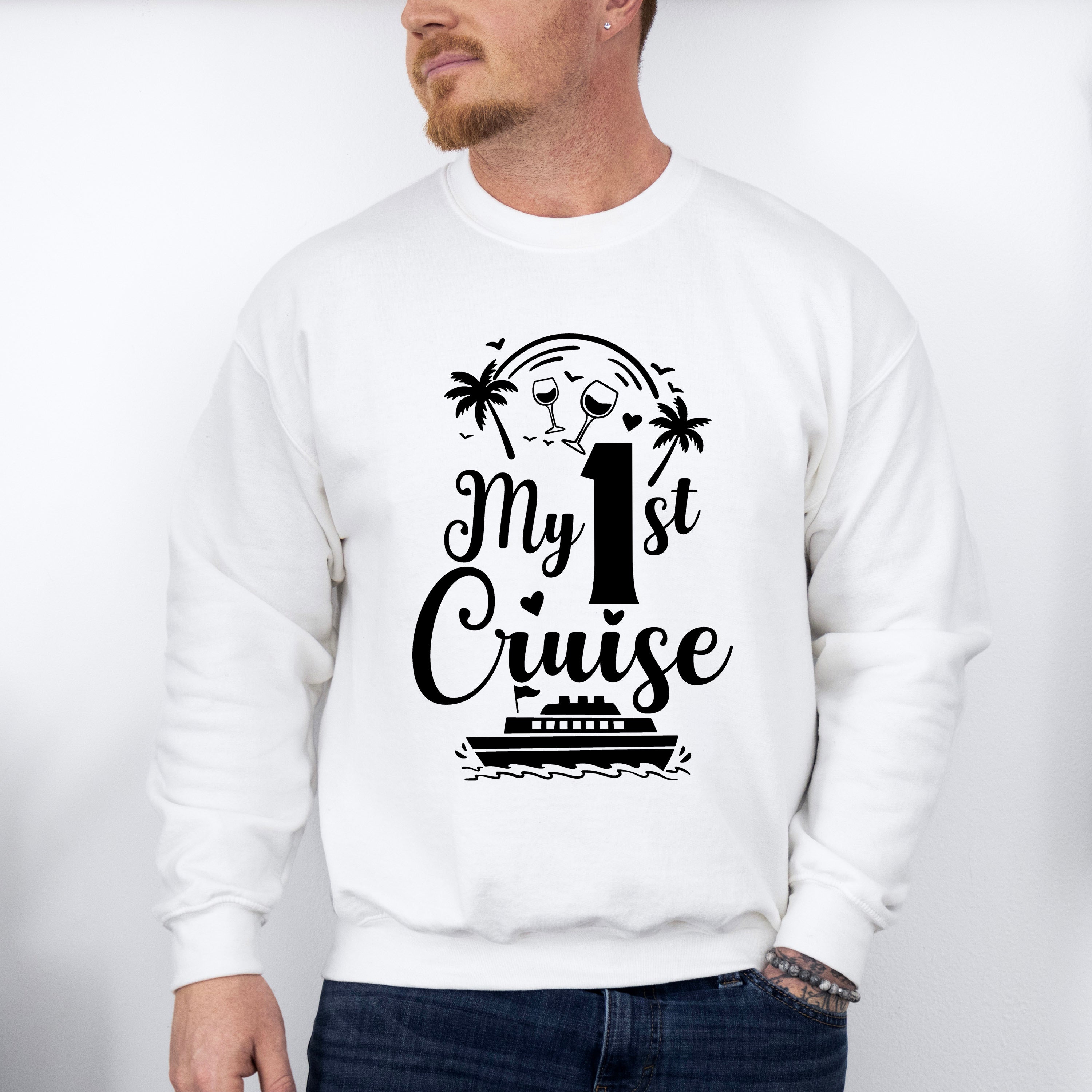 My First Cruise - Family Cruise Unisex Crewneck T-Shirt Sweatshirt Hoodie