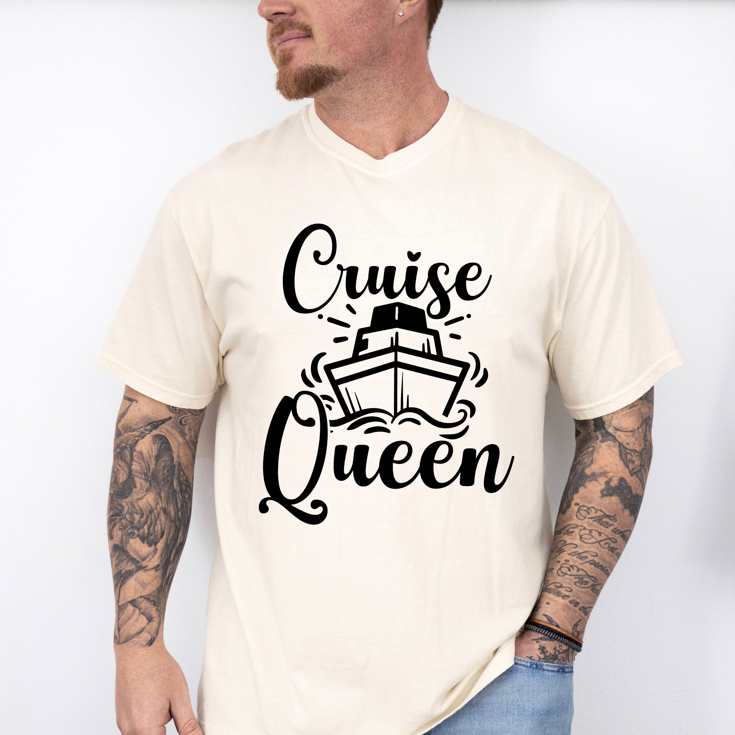 Cruise Queen - Family Cruise Unisex Crewneck T-Shirt Sweatshirt Hoodie
