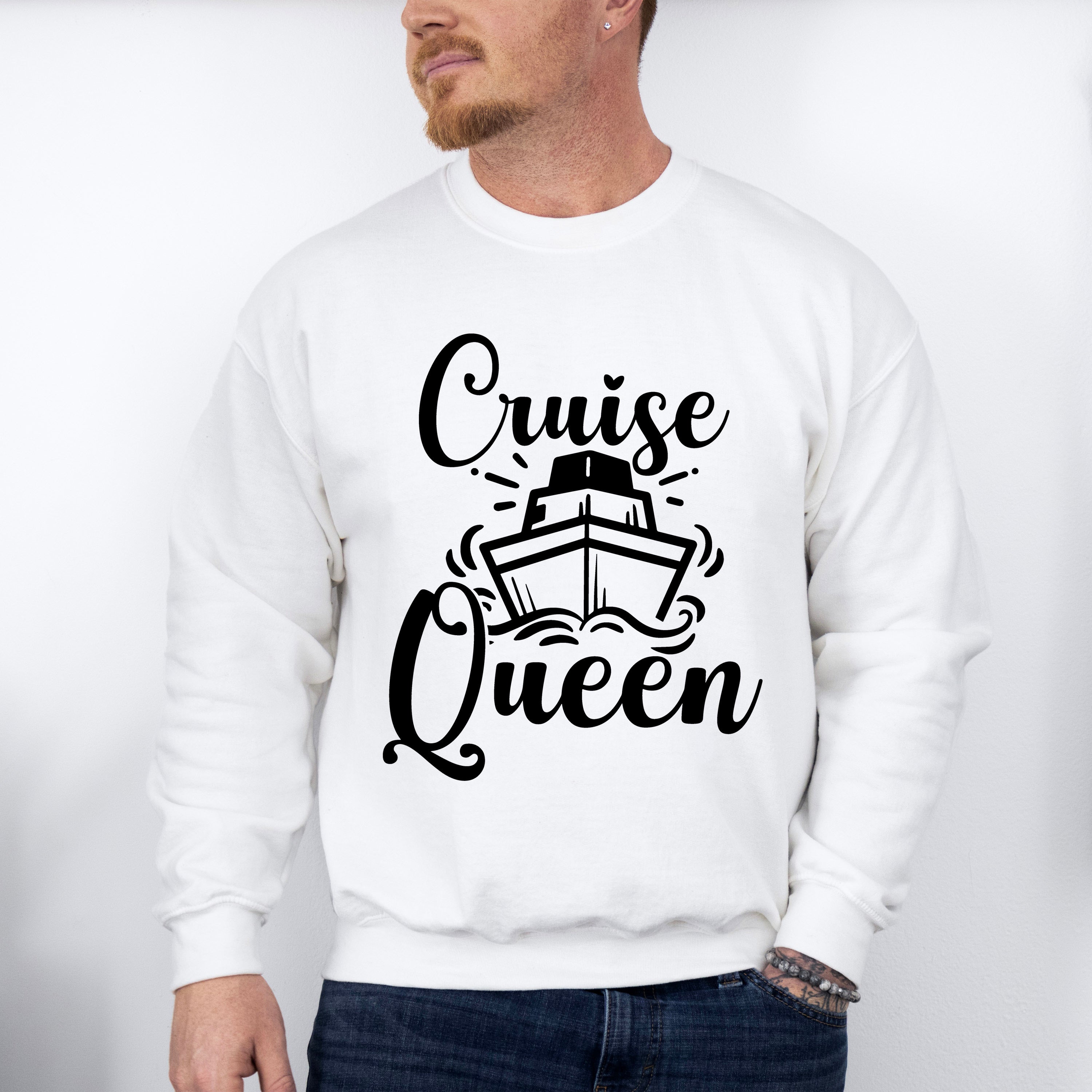 Cruise Queen - Family Cruise Unisex Crewneck T-Shirt Sweatshirt Hoodie