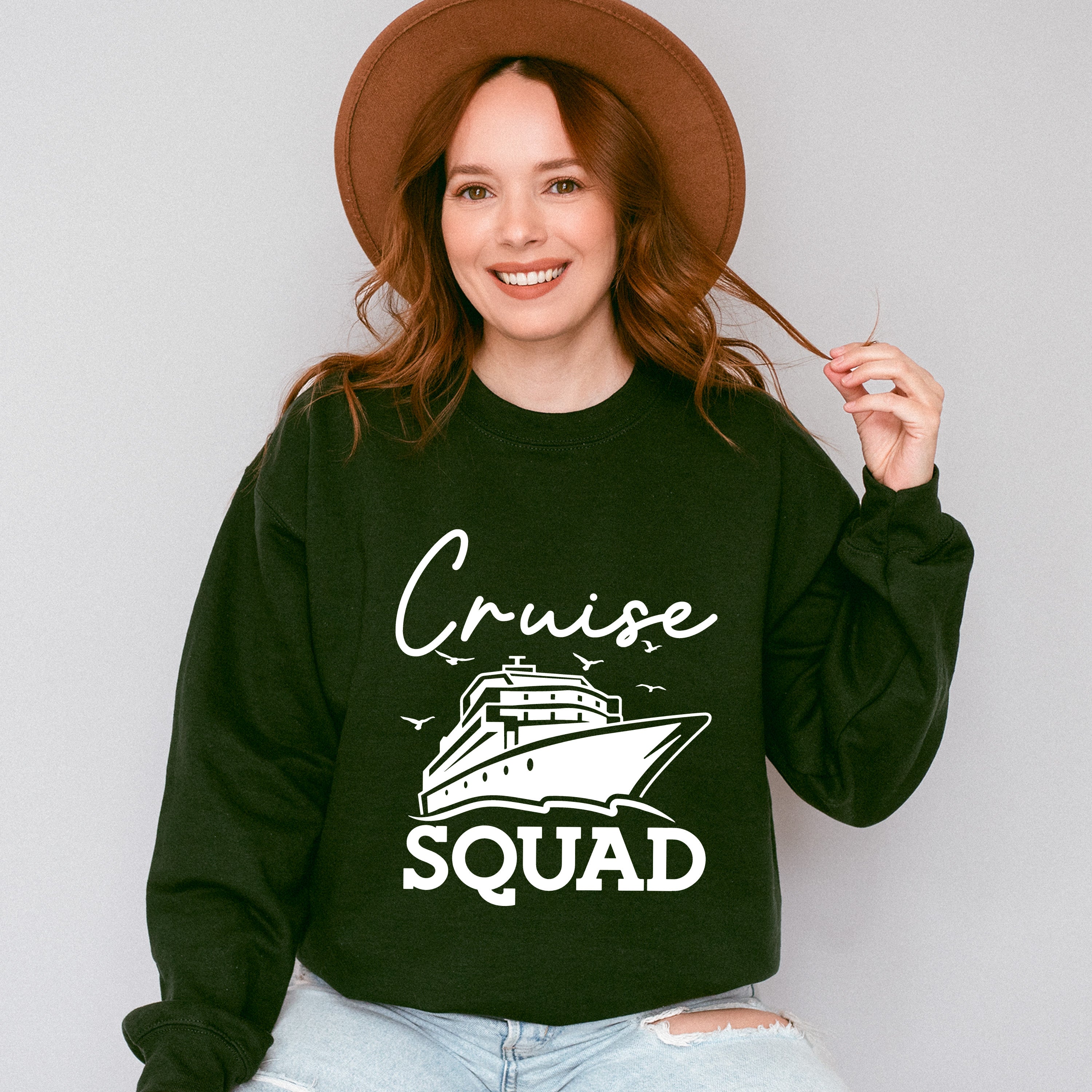 Cruise Squad Ship Design - Family Cruise Unisex Crewneck T-Shirt Sweatshirt Hoodie