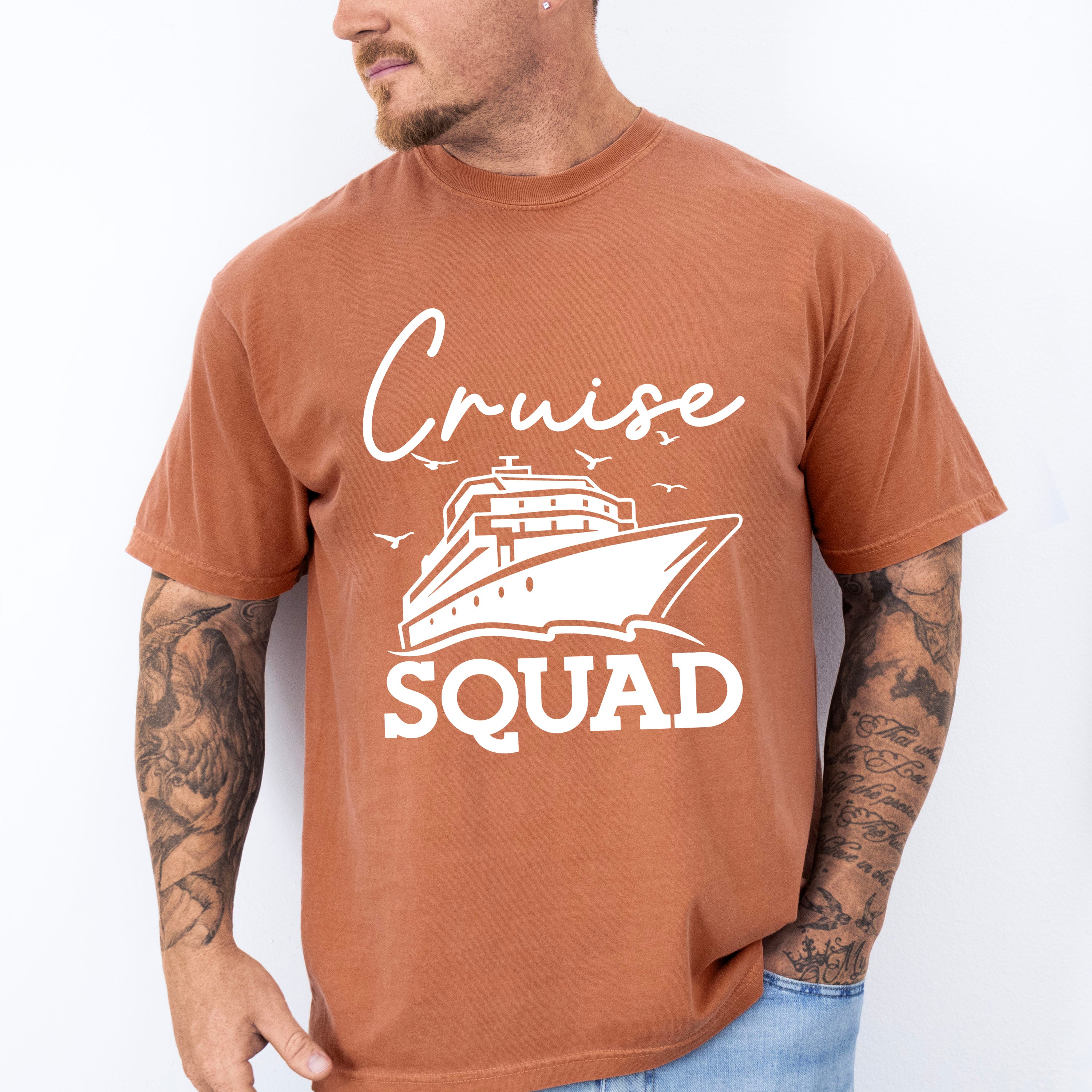 Cruise Squad Ship Design - Family Cruise Unisex Crewneck T-Shirt Sweatshirt Hoodie