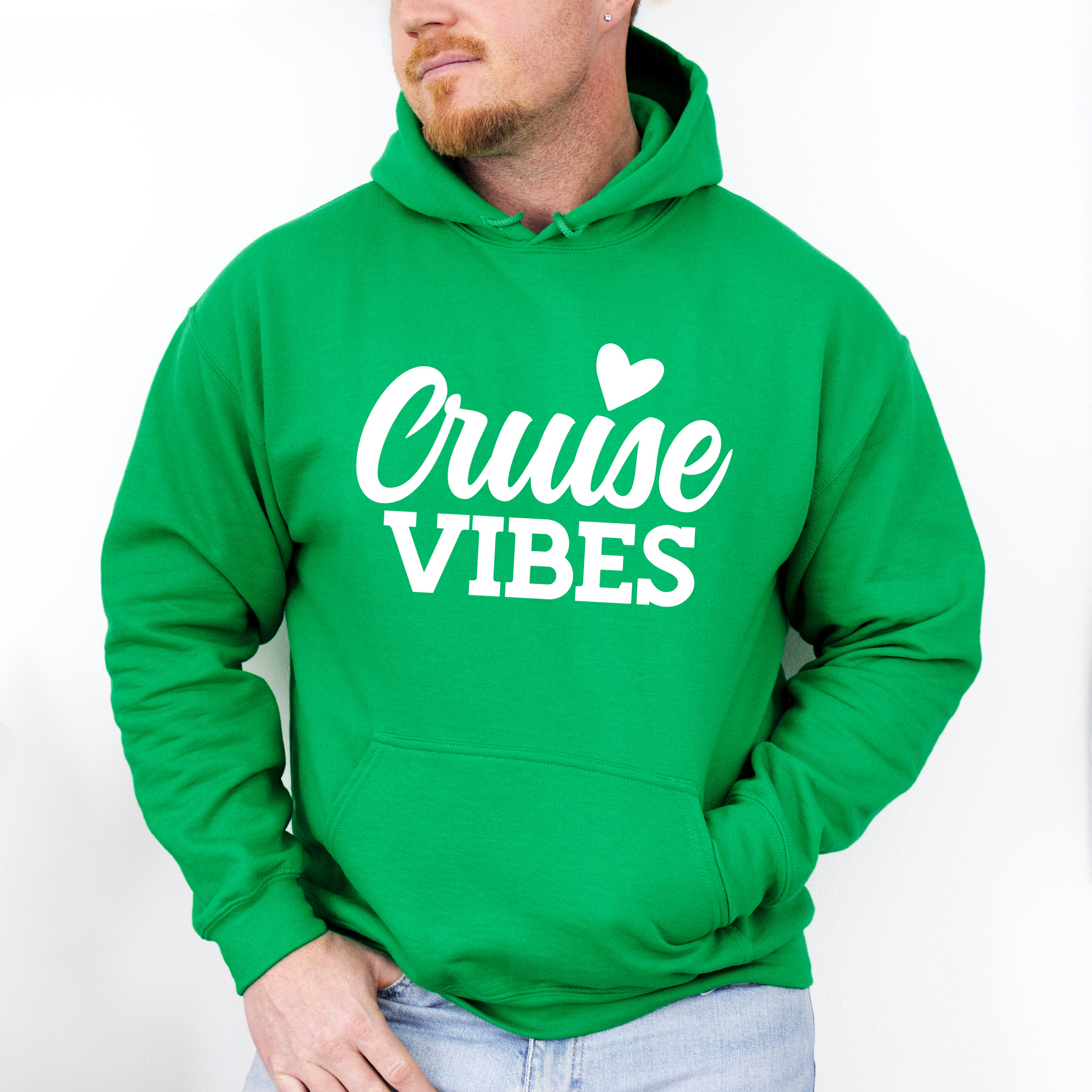 Cruise Vibes Heart - Family Cruise Unisex Crewneck T-Shirt Sweatshirt Hoodie