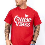 Cruise Vibes Heart - Family Cruise Unisex Crewneck T-Shirt Sweatshirt Hoodie