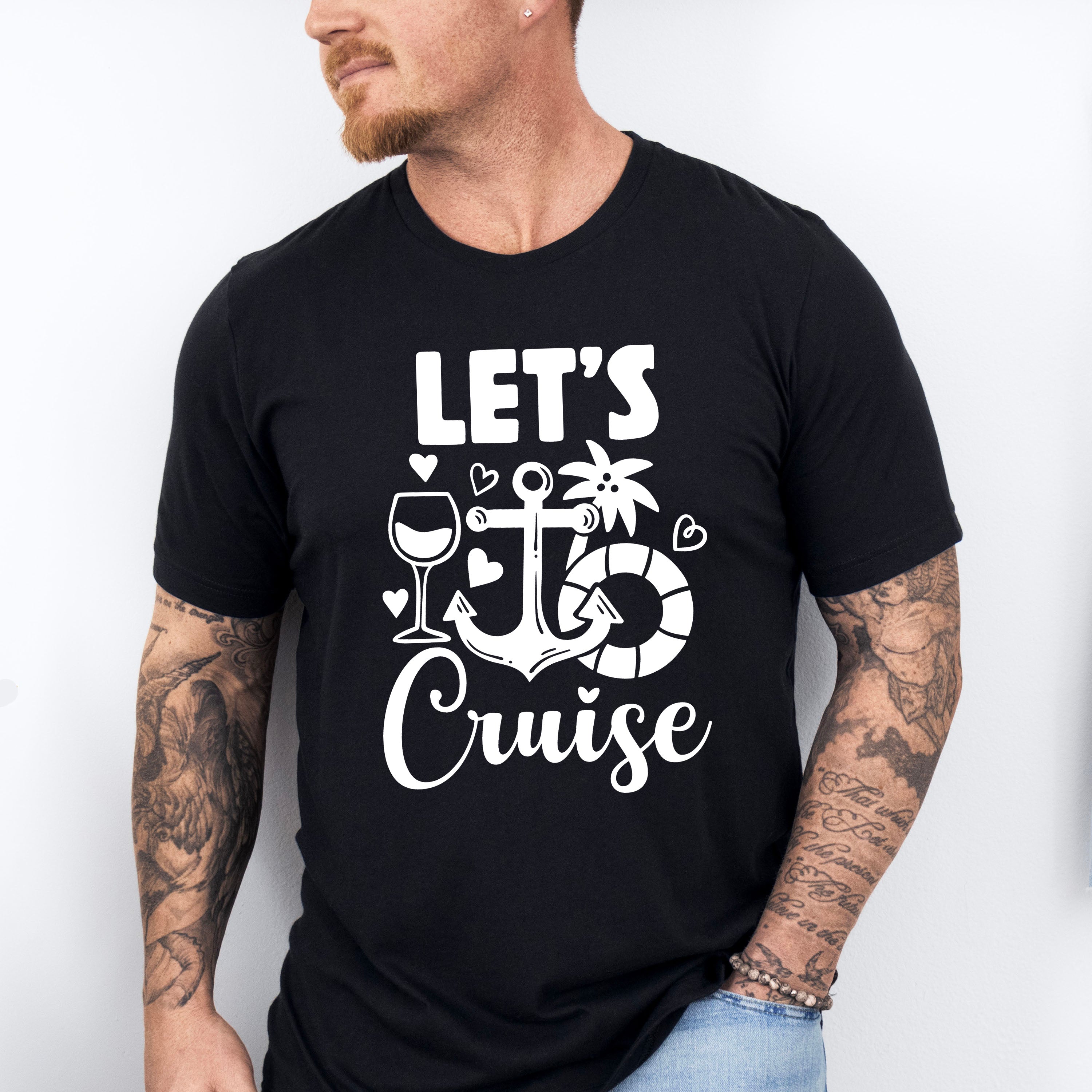 Let&#39;s Cruise Design - Family Cruise Unisex Crewneck T-Shirt Sweatshirt Hoodie