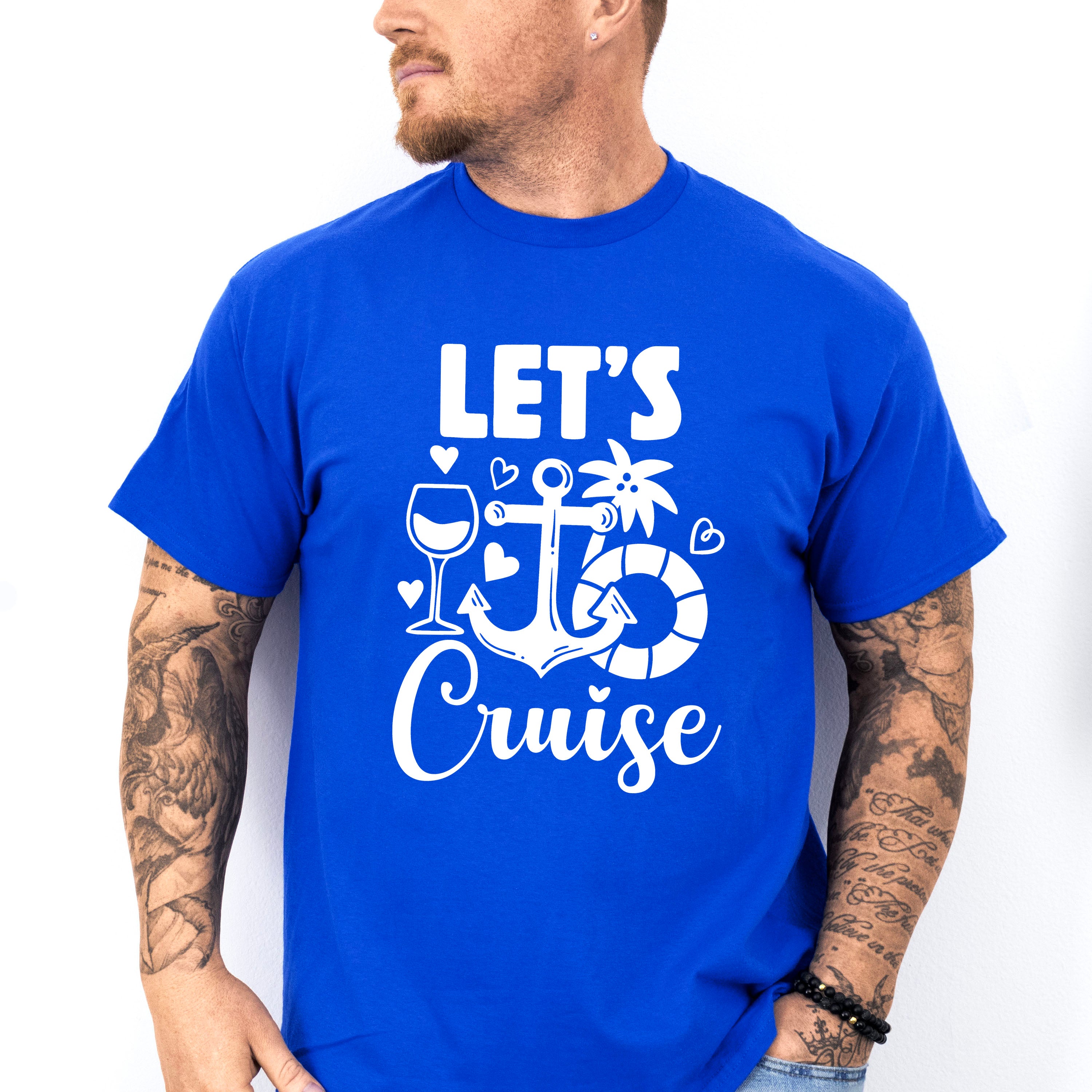 Let&#39;s Cruise Design - Family Cruise Unisex Crewneck T-Shirt Sweatshirt Hoodie
