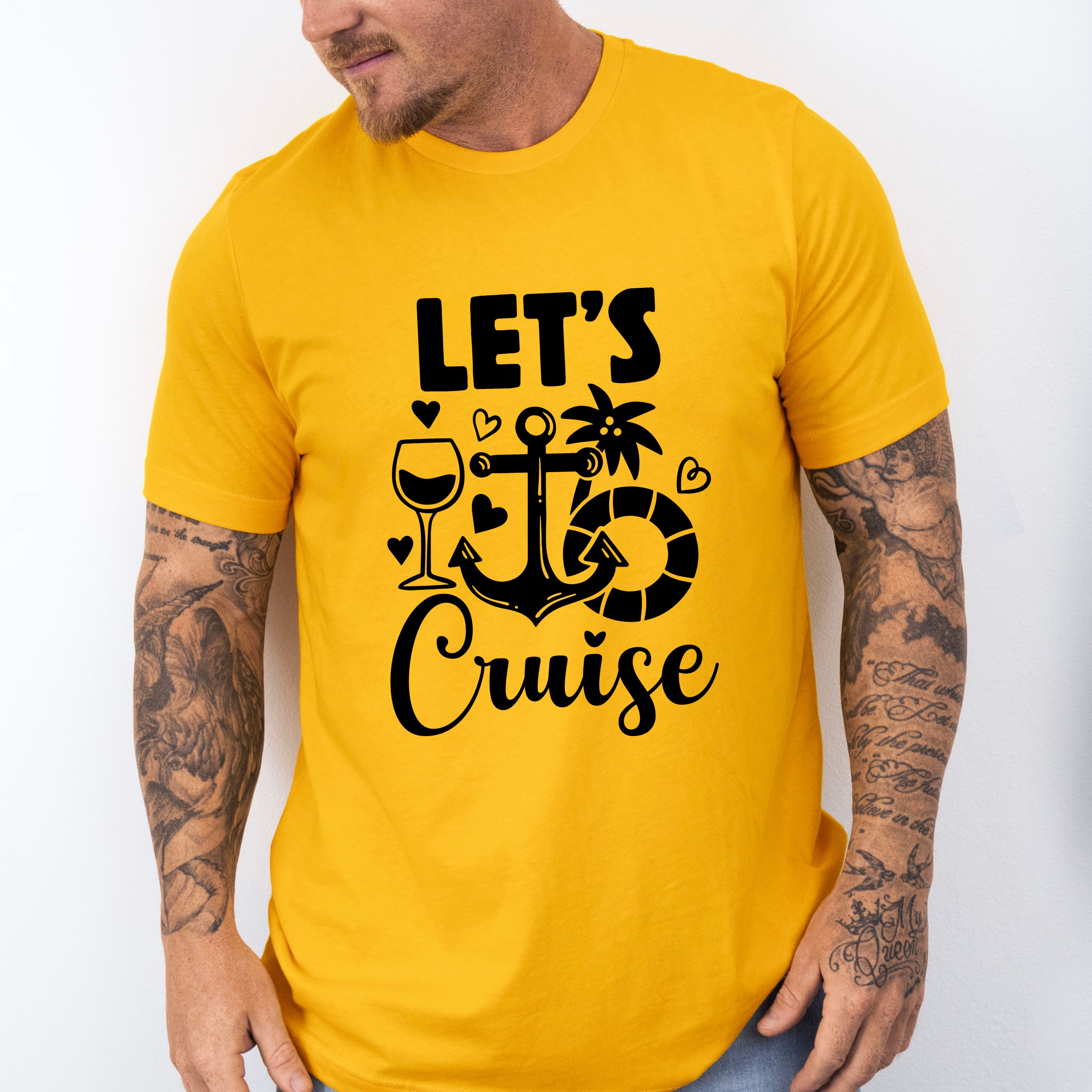 Let&#39;s Cruise Design - Family Cruise Unisex Crewneck T-Shirt Sweatshirt Hoodie