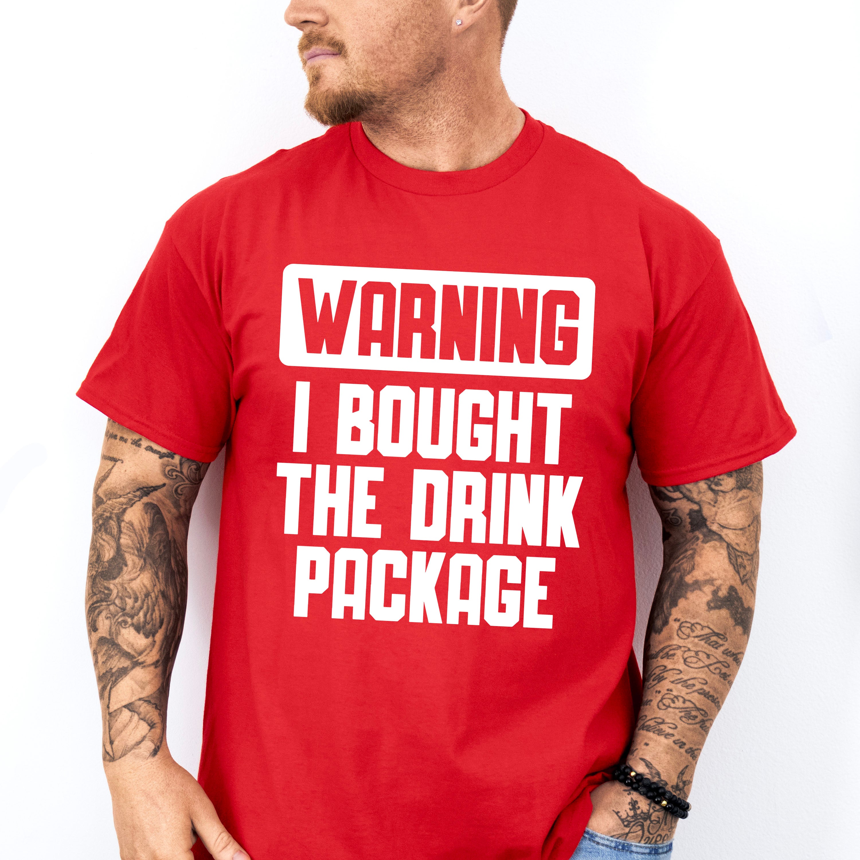 Warning I Bought The Drink Package - Family Cruise Unisex Crewneck T-Shirt Sweatshirt Hoodie