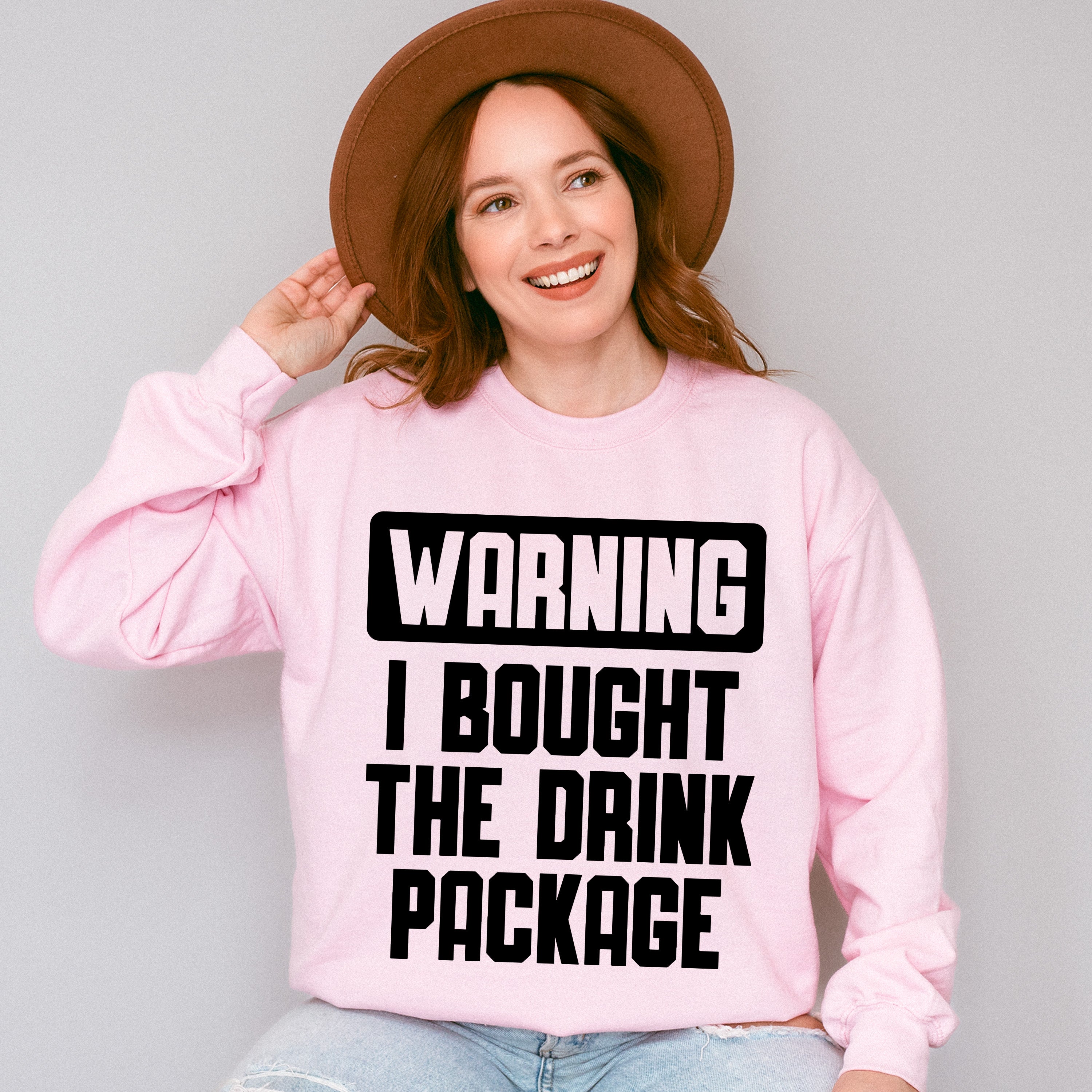 Warning I Bought The Drink Package - Family Cruise Unisex Crewneck T-Shirt Sweatshirt Hoodie