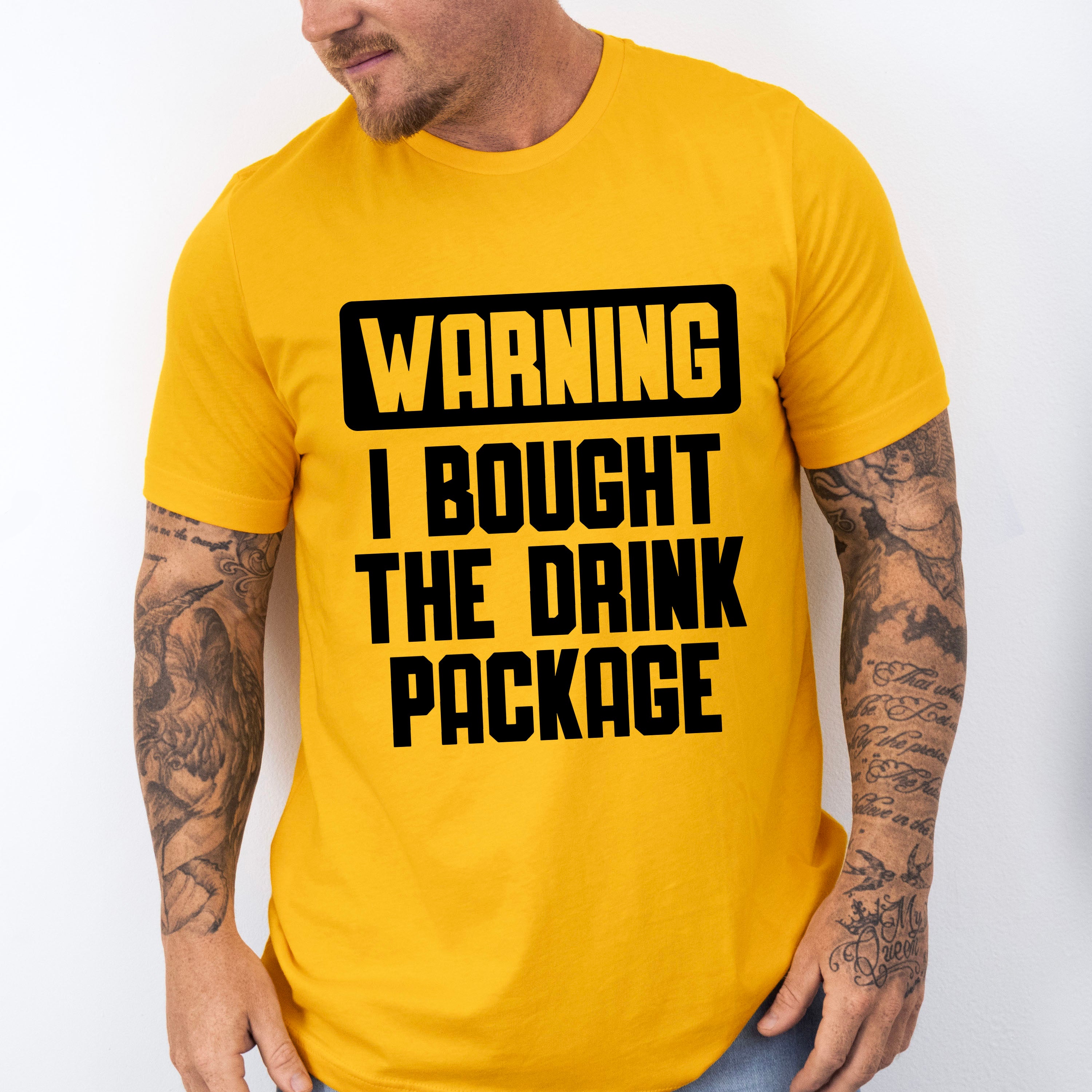 Warning I Bought The Drink Package - Family Cruise Unisex Crewneck T-Shirt Sweatshirt Hoodie