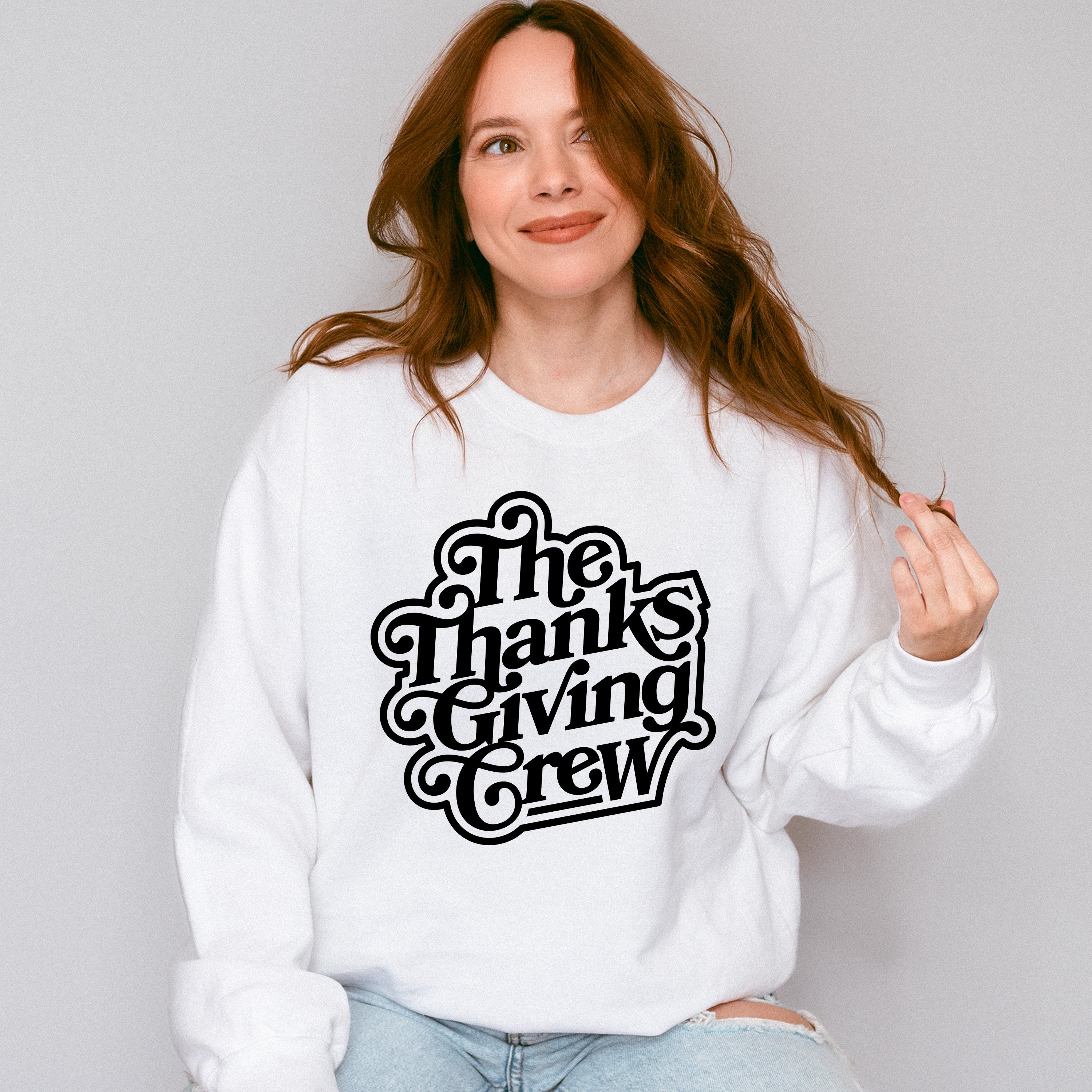 The Thanks Giving Crew - Thanksgiving Theme Unisex Crewneck T-Shirt Sweatshirt Hoodie