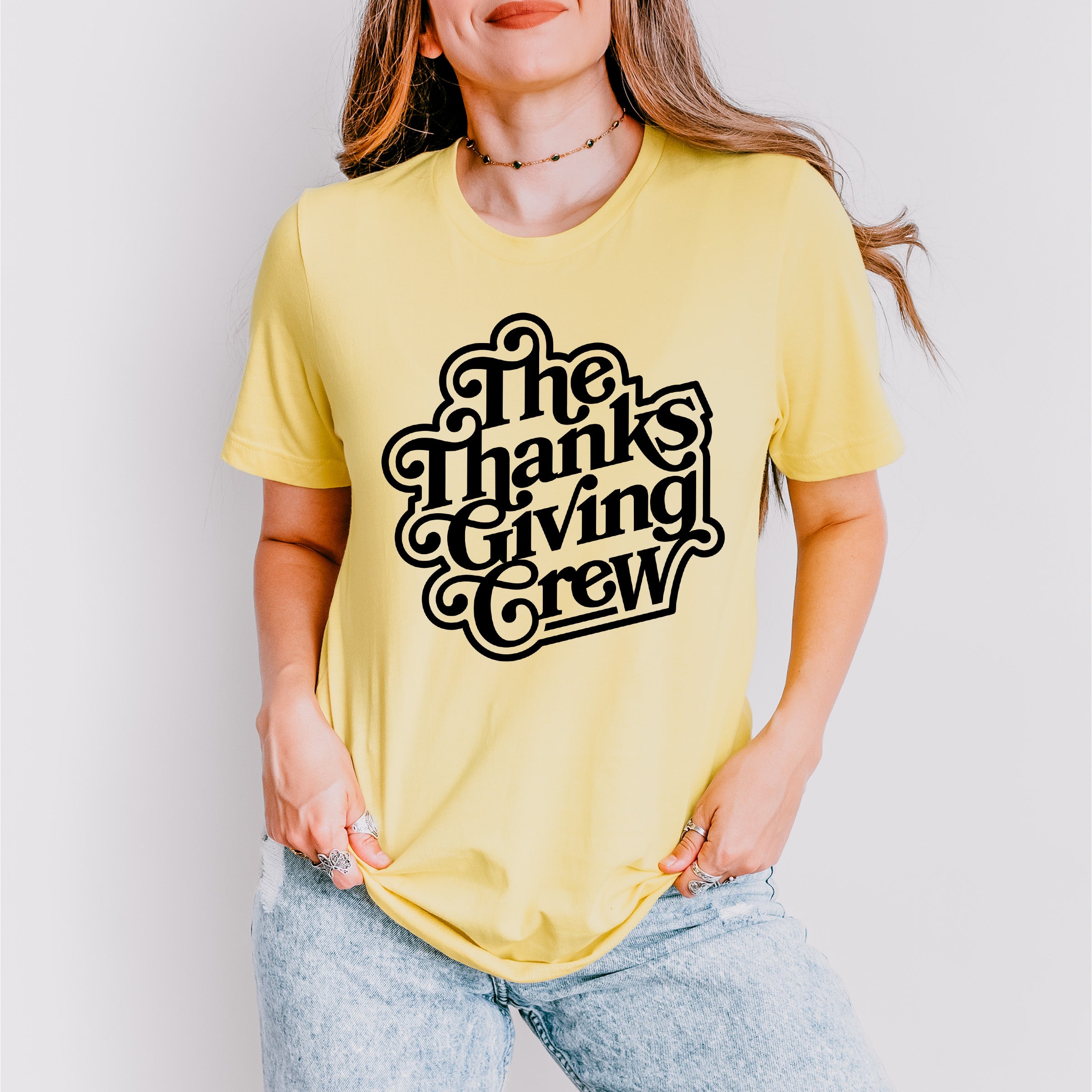 The Thanks Giving Crew - Thanksgiving Theme Unisex Crewneck T-Shirt Sweatshirt Hoodie