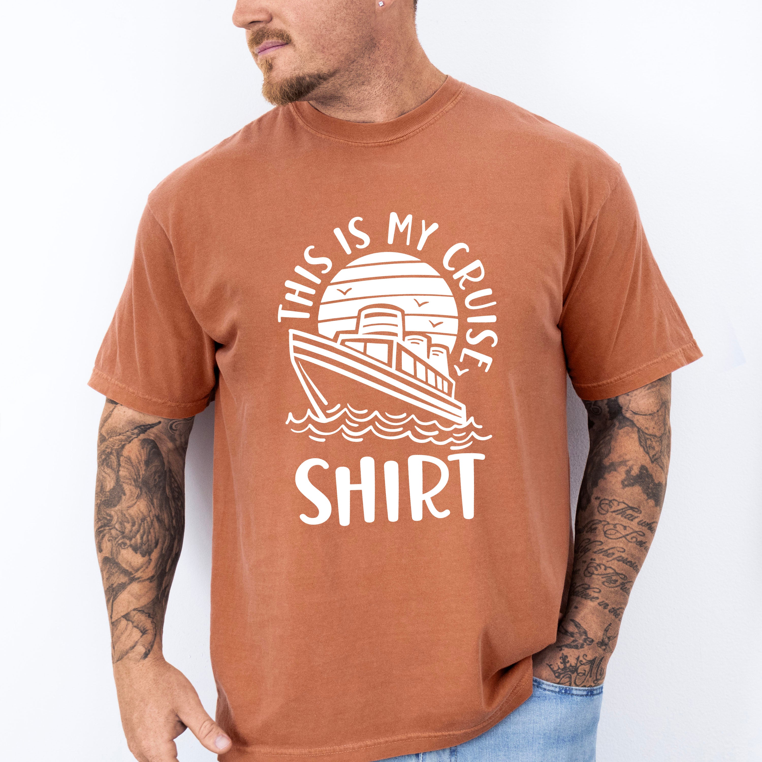 This Is My Cruise Shirt - Family Cruise Unisex Crewneck T-Shirt Sweatshirt Hoodie