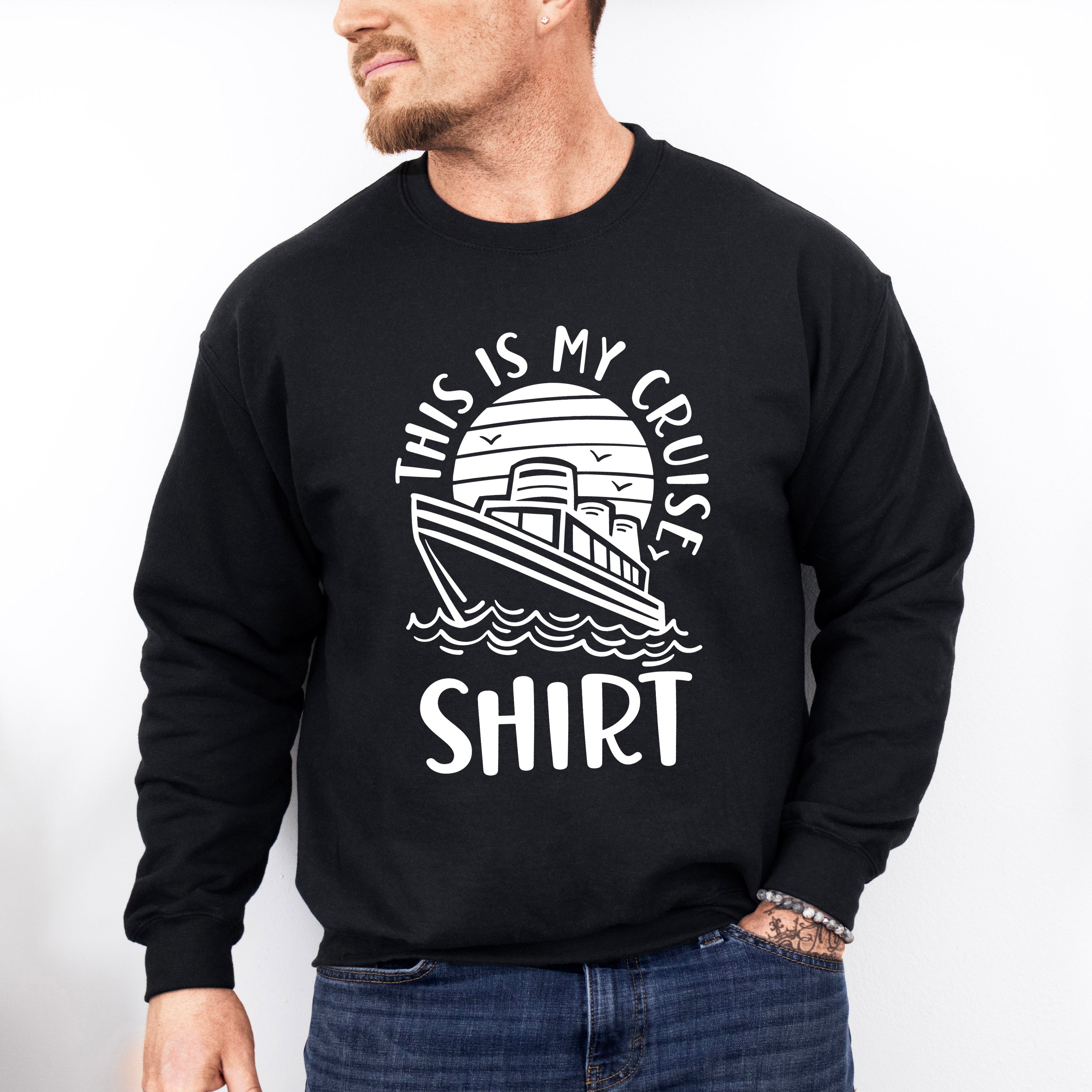 This Is My Cruise Shirt - Family Cruise Unisex Crewneck T-Shirt Sweatshirt Hoodie