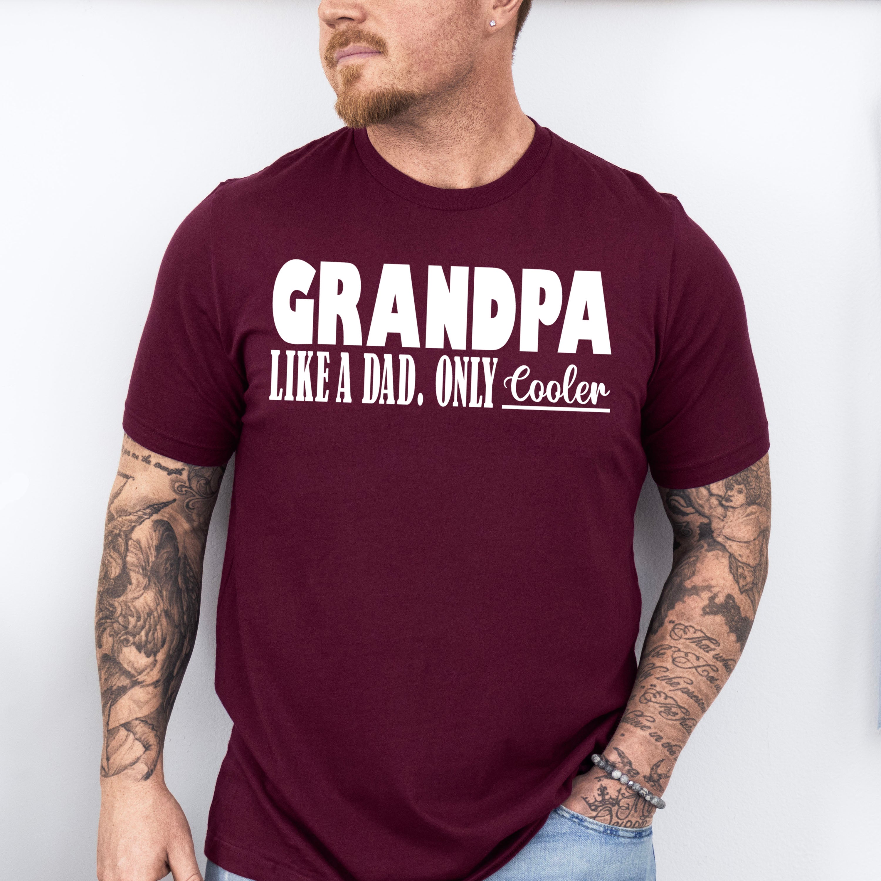Grandpa Is Cooler - Grandpa Unisex Crewneck T-Shirt Sweatshirt Hoodie
