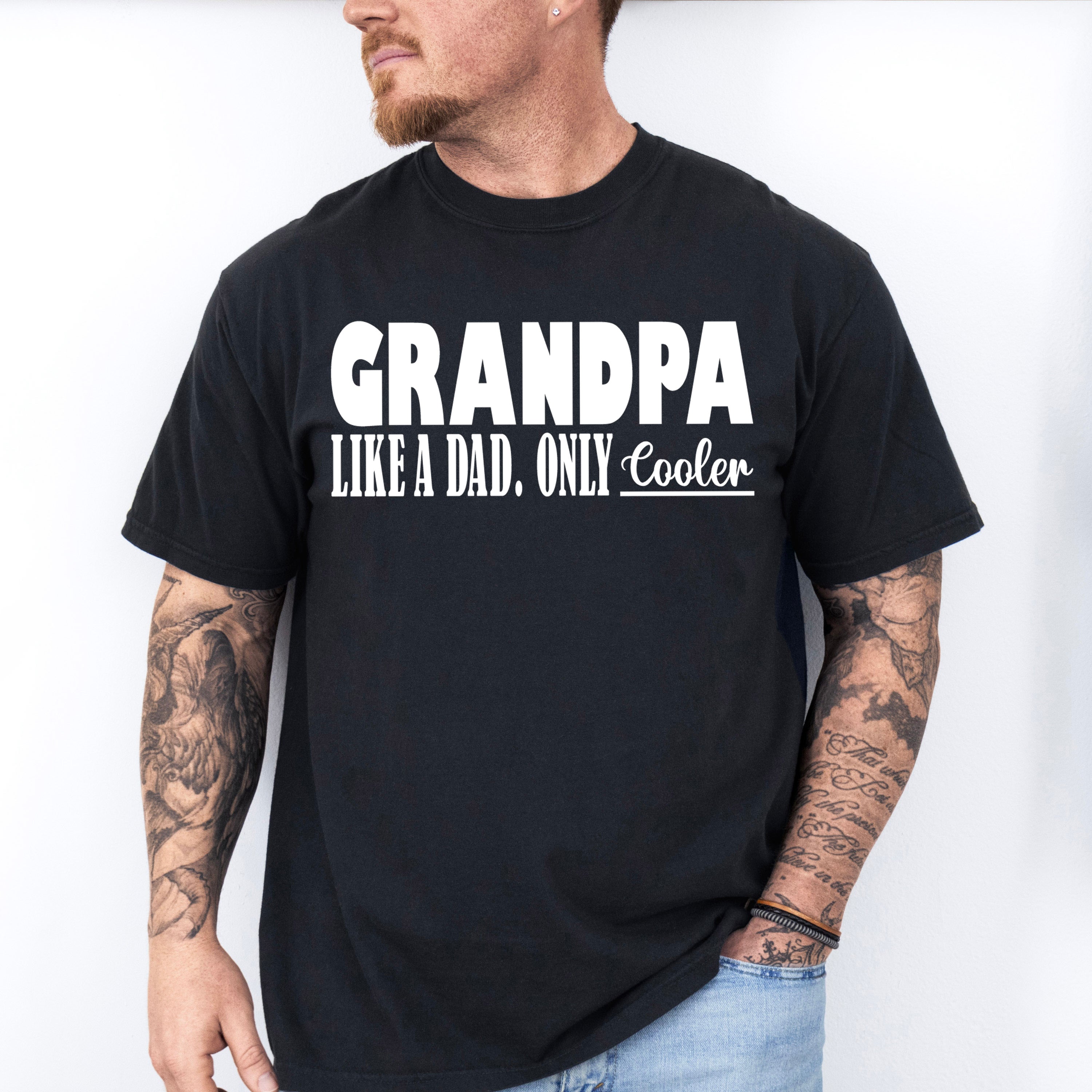 Grandpa Is Cooler - Grandpa Unisex Crewneck T-Shirt Sweatshirt Hoodie