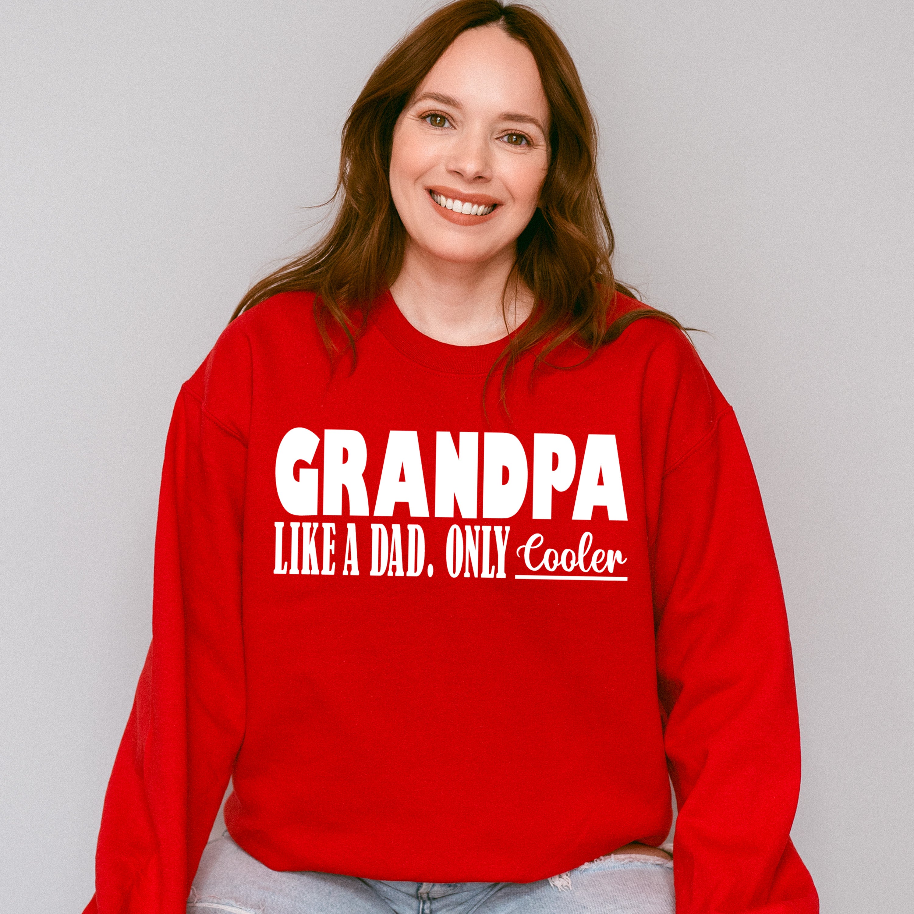 Grandpa Is Cooler - Grandpa Unisex Crewneck T-Shirt Sweatshirt Hoodie