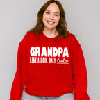 Grandpa Is Cooler - Grandpa Unisex Crewneck T-Shirt Sweatshirt Hoodie