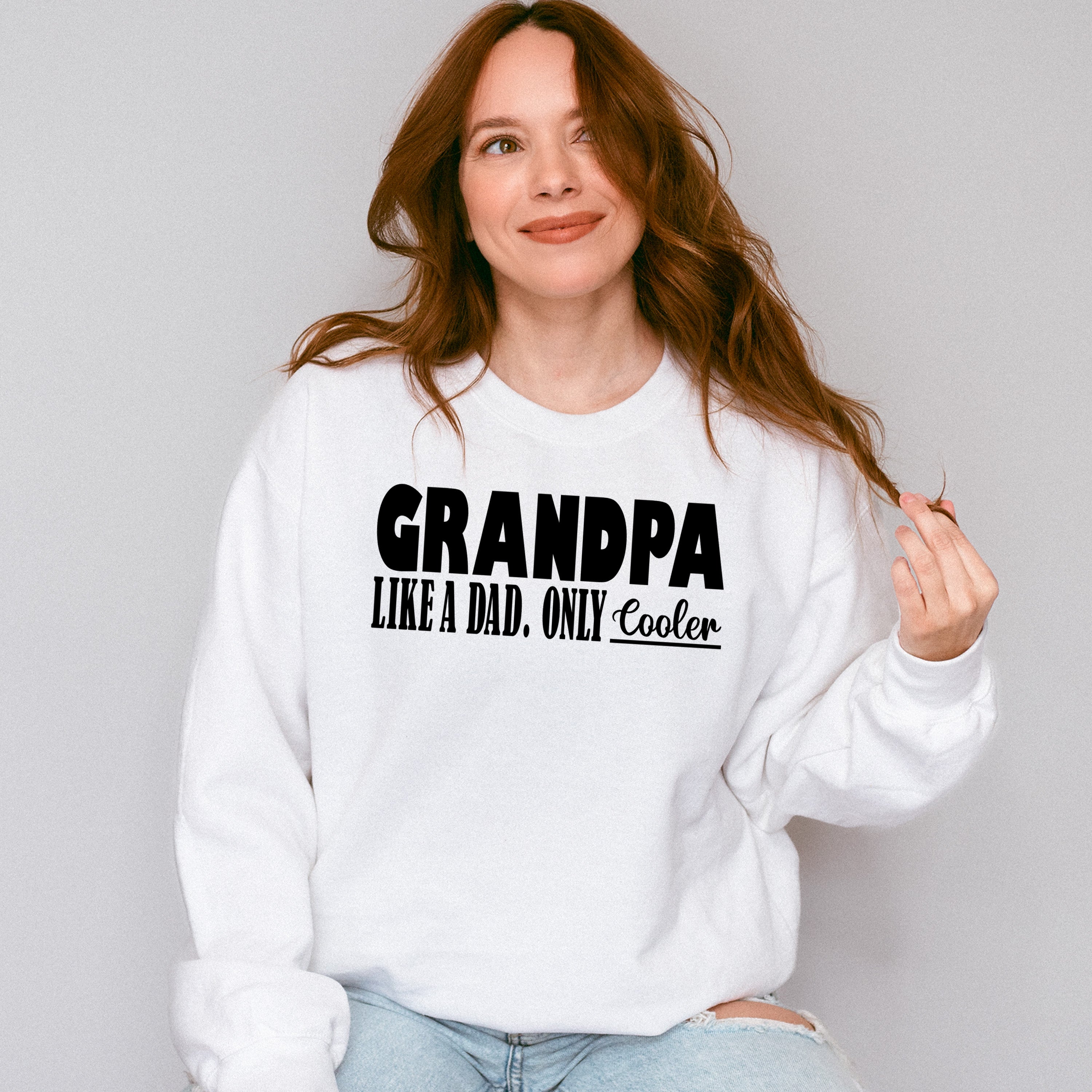 Grandpa Is Cooler - Grandpa Unisex Crewneck T-Shirt Sweatshirt Hoodie