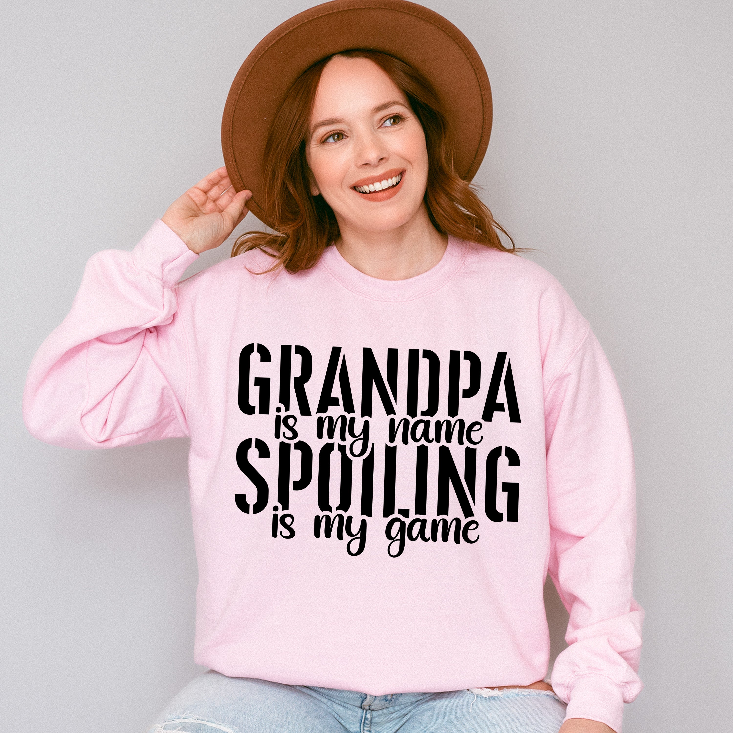 Spoiling Is My Game - Grandpa Unisex Crewneck T-Shirt Sweatshirt Hoodie