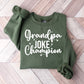 Grandpa Joke Champion - Grandpa Unisex Crewneck T-Shirt Sweatshirt Hoodie