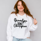Grandpa Joke Champion - Grandpa Unisex Crewneck T-Shirt Sweatshirt Hoodie