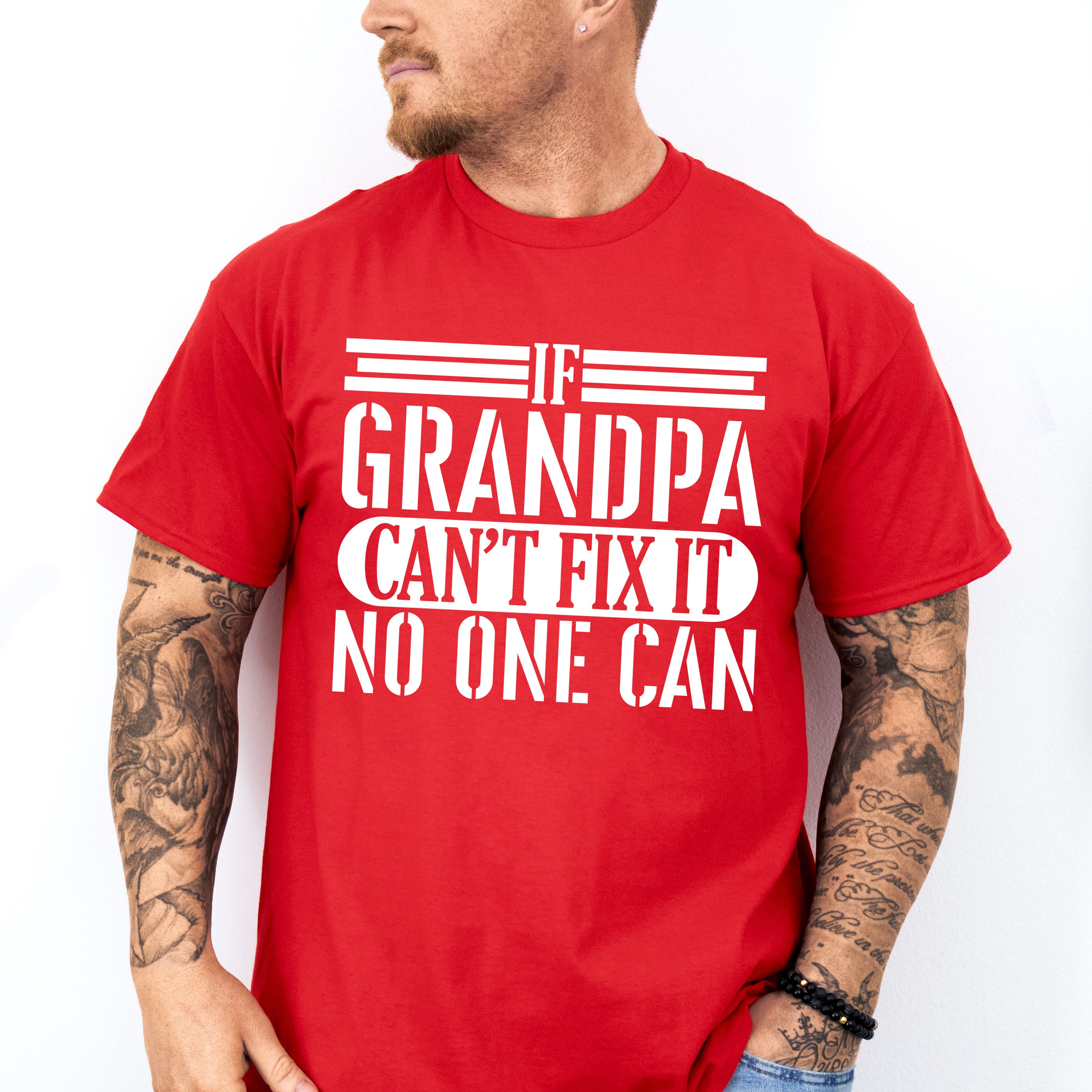 If Grandpa Can't Fix It - Grandpa Unisex Crewneck T-Shirt Sweatshirt Hoodie