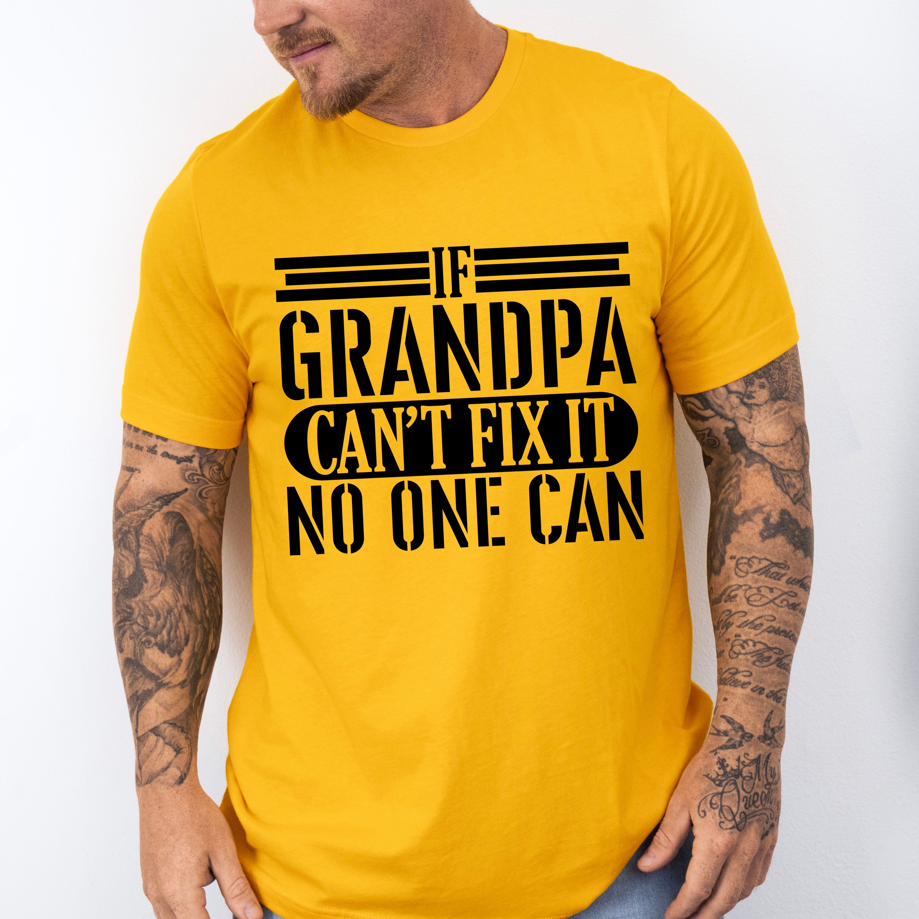 If Grandpa Can't Fix It - Grandpa Unisex Crewneck T-Shirt Sweatshirt Hoodie