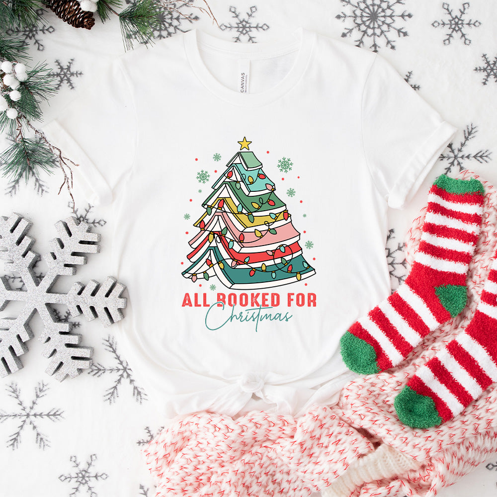 All Booked For Christmas - Christmas Unisex Crewneck T-Shirt Sweatshirt Hoodie