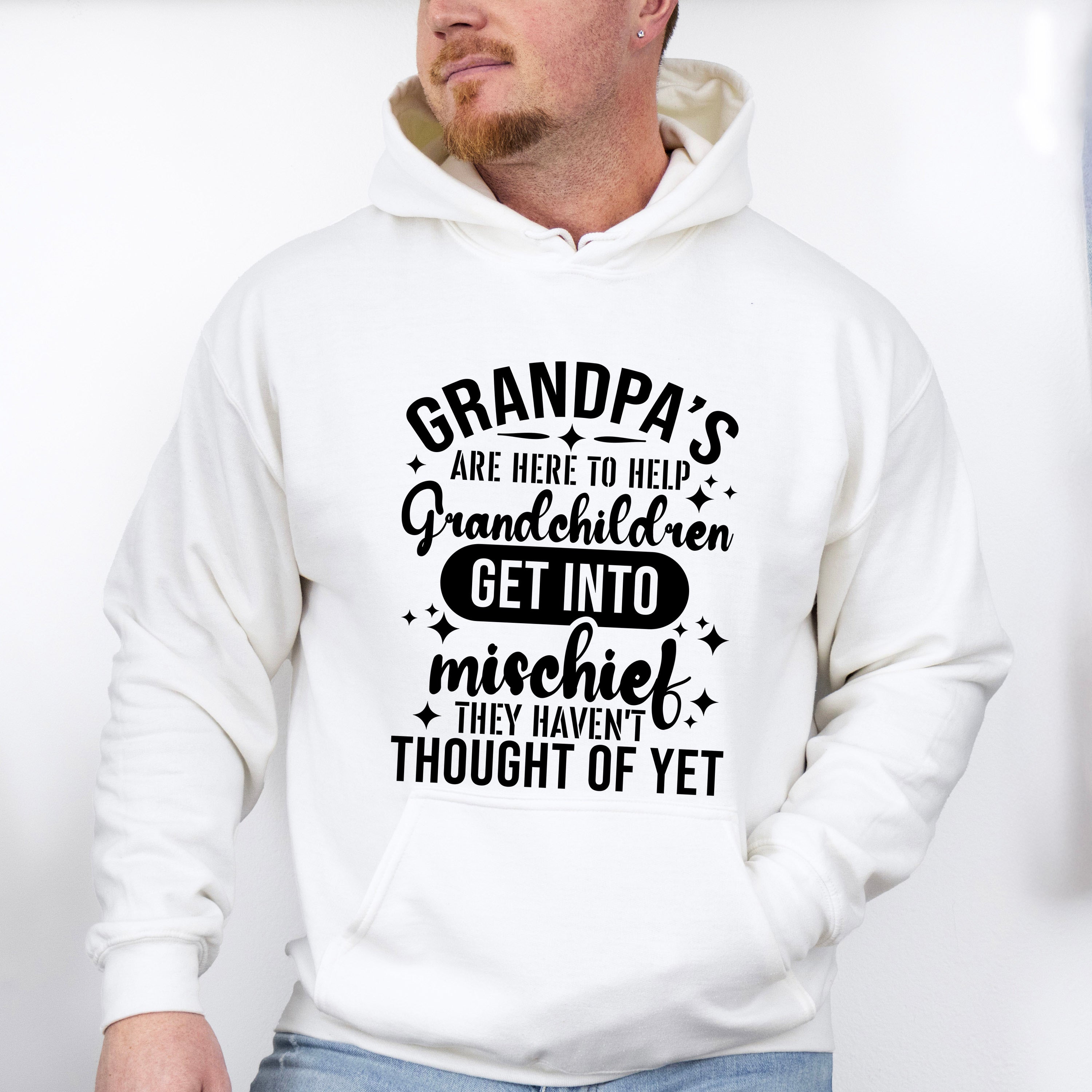 Grandpa's Are Here To Help - Grandpa Unisex Crewneck T-Shirt Sweatshirt Hoodie