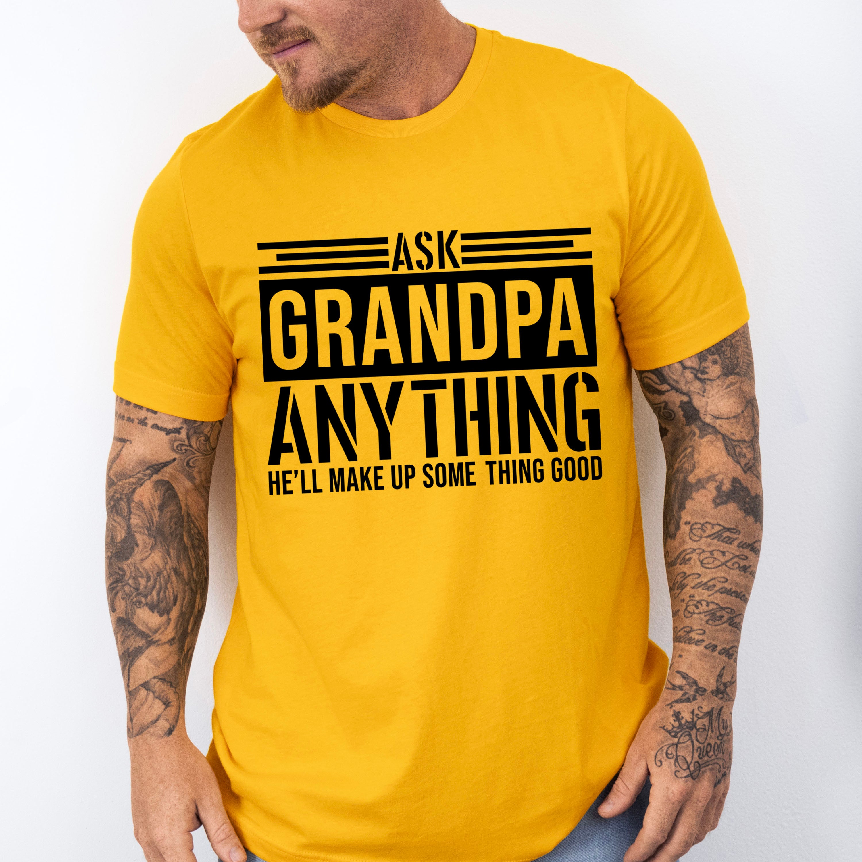 Ask Grandpa Anything - Grandpa Unisex Crewneck T-Shirt Sweatshirt Hoodie