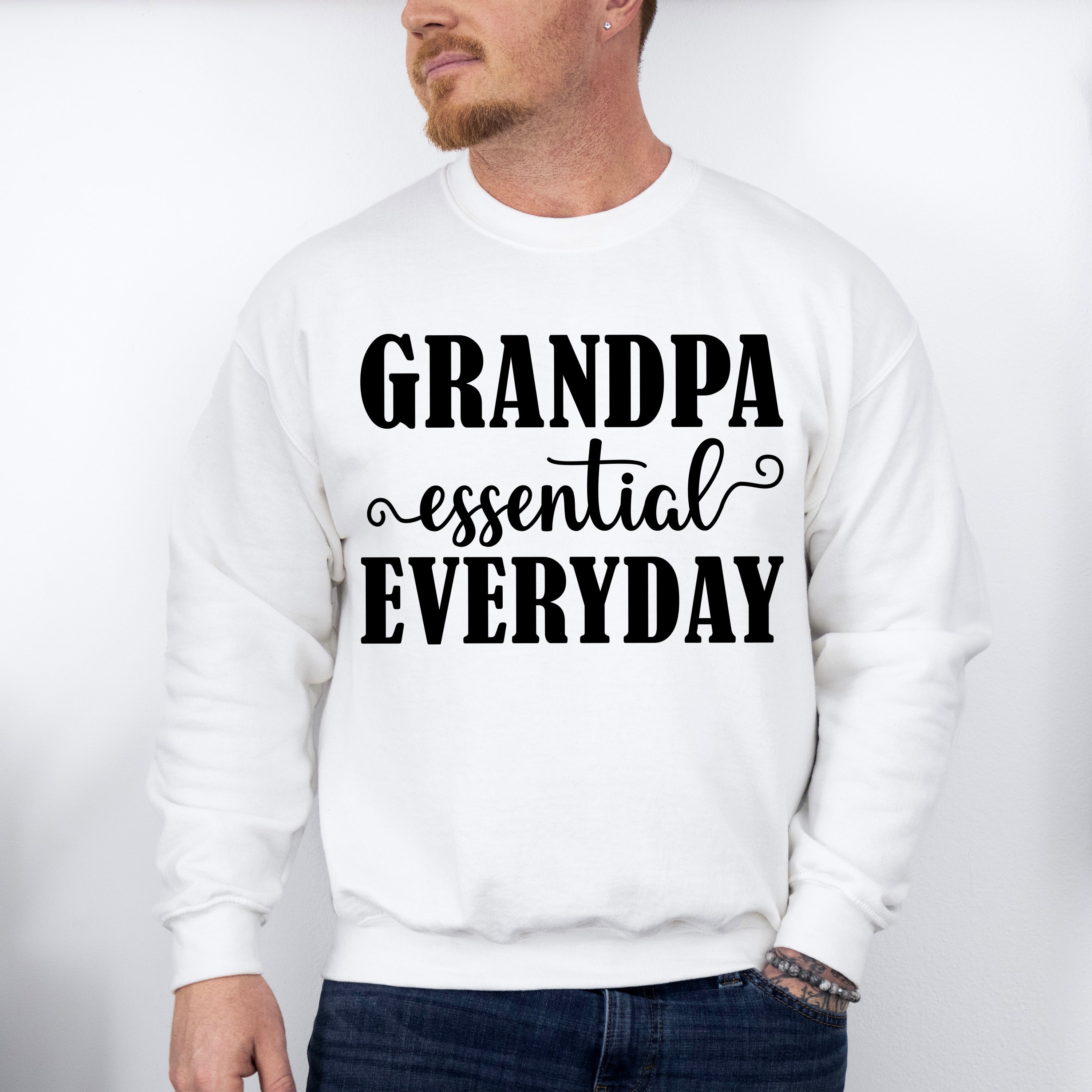 Grandpa Essential Everyday - Grandpa Unisex Crewneck T-Shirt Sweatshirt Hoodie