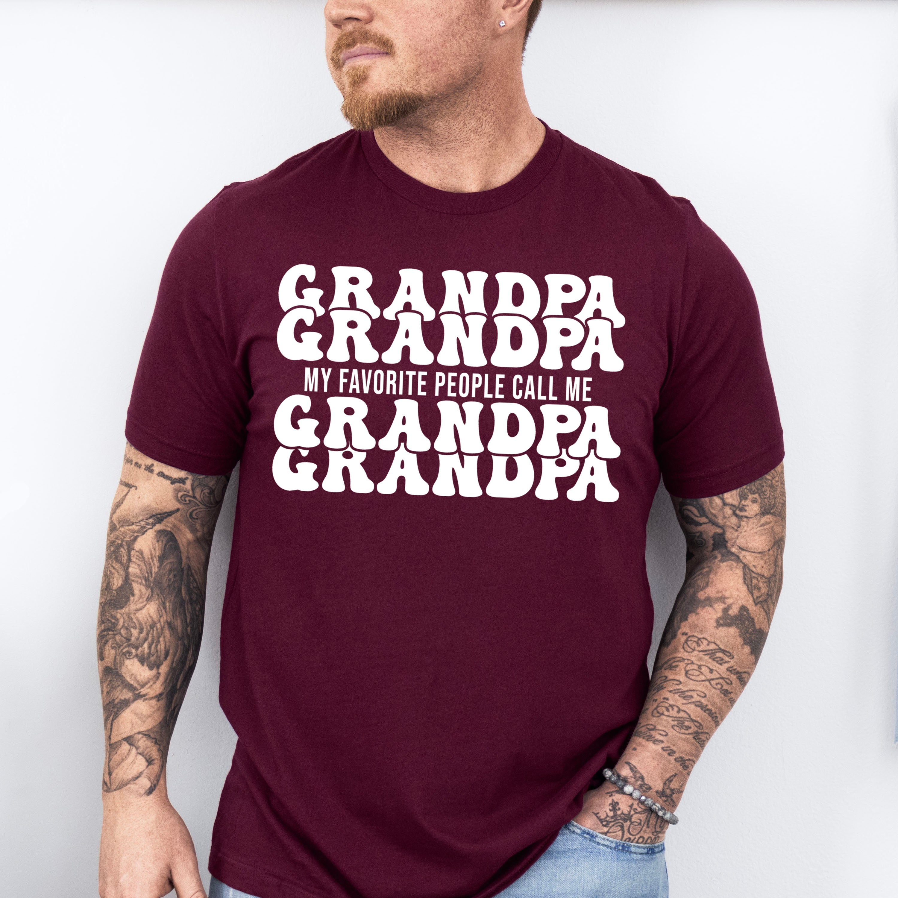 My Favorite People Call Me - Grandpa Unisex Crewneck T-Shirt Sweatshirt Hoodie