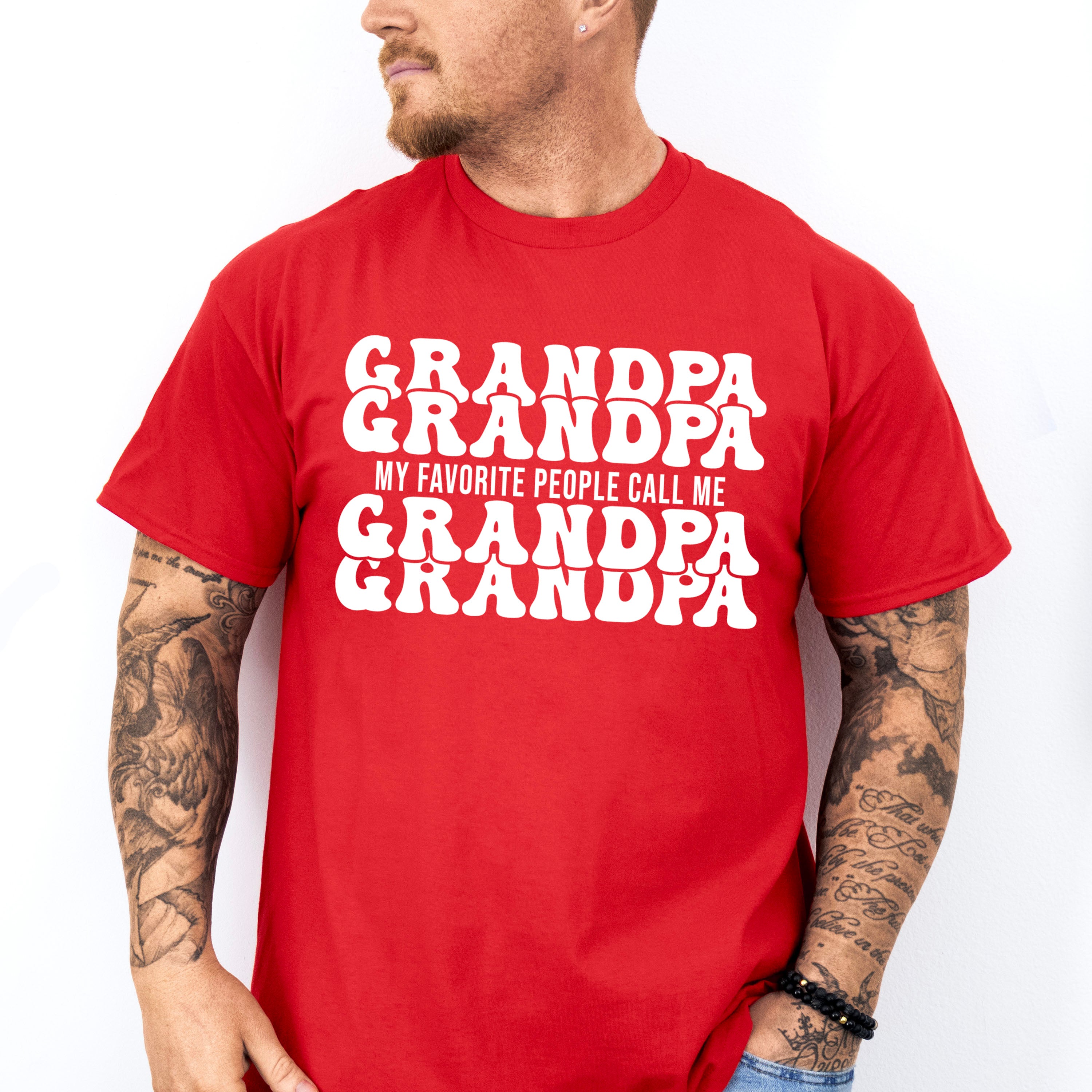 My Favorite People Call Me - Grandpa Unisex Crewneck T-Shirt Sweatshirt Hoodie