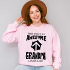 Awesome Grandpa Looks Like - Grandpa Unisex Crewneck T-Shirt Sweatshirt Hoodie