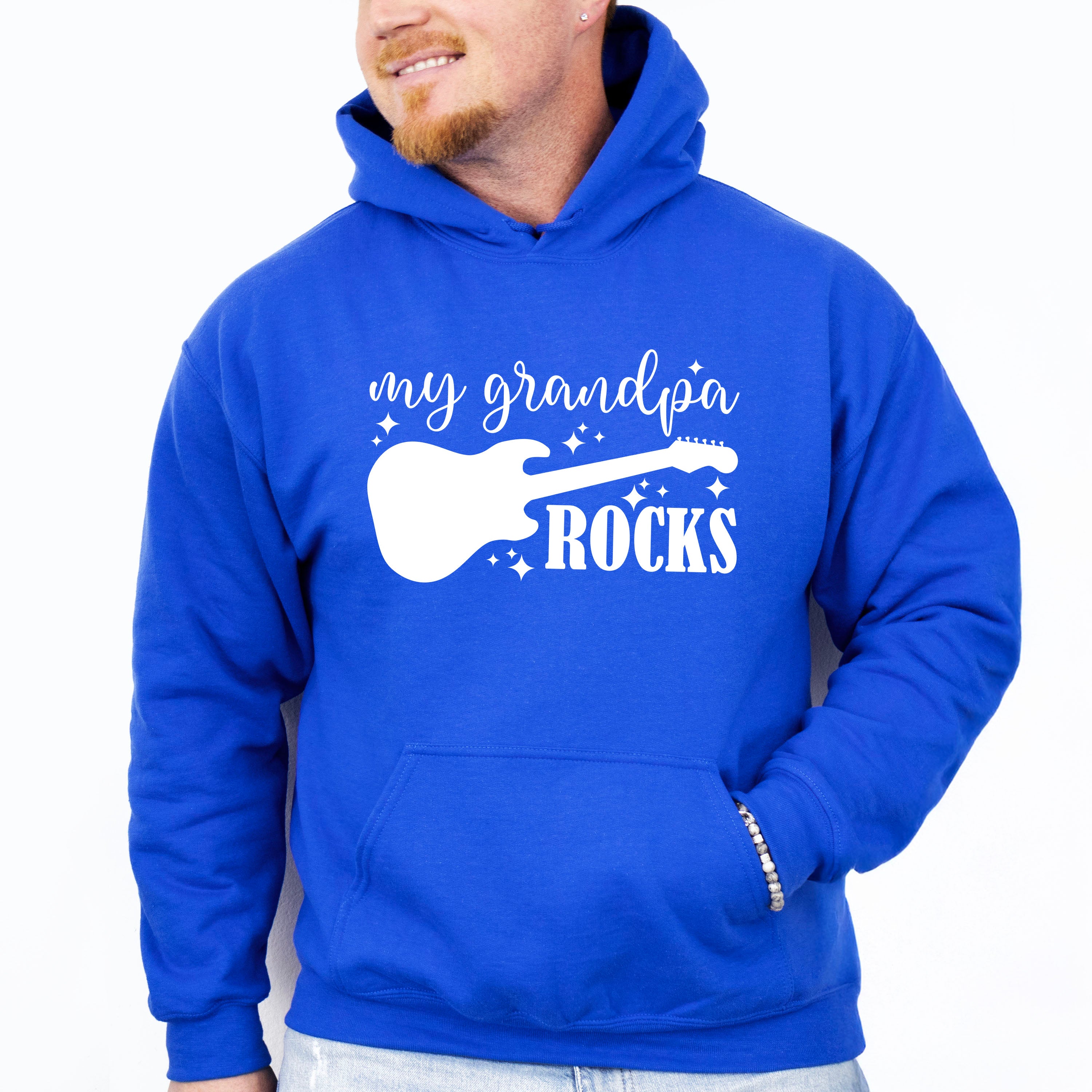 My Grandpa Rocks - Grandpa Unisex Crewneck T-Shirt Sweatshirt Hoodie