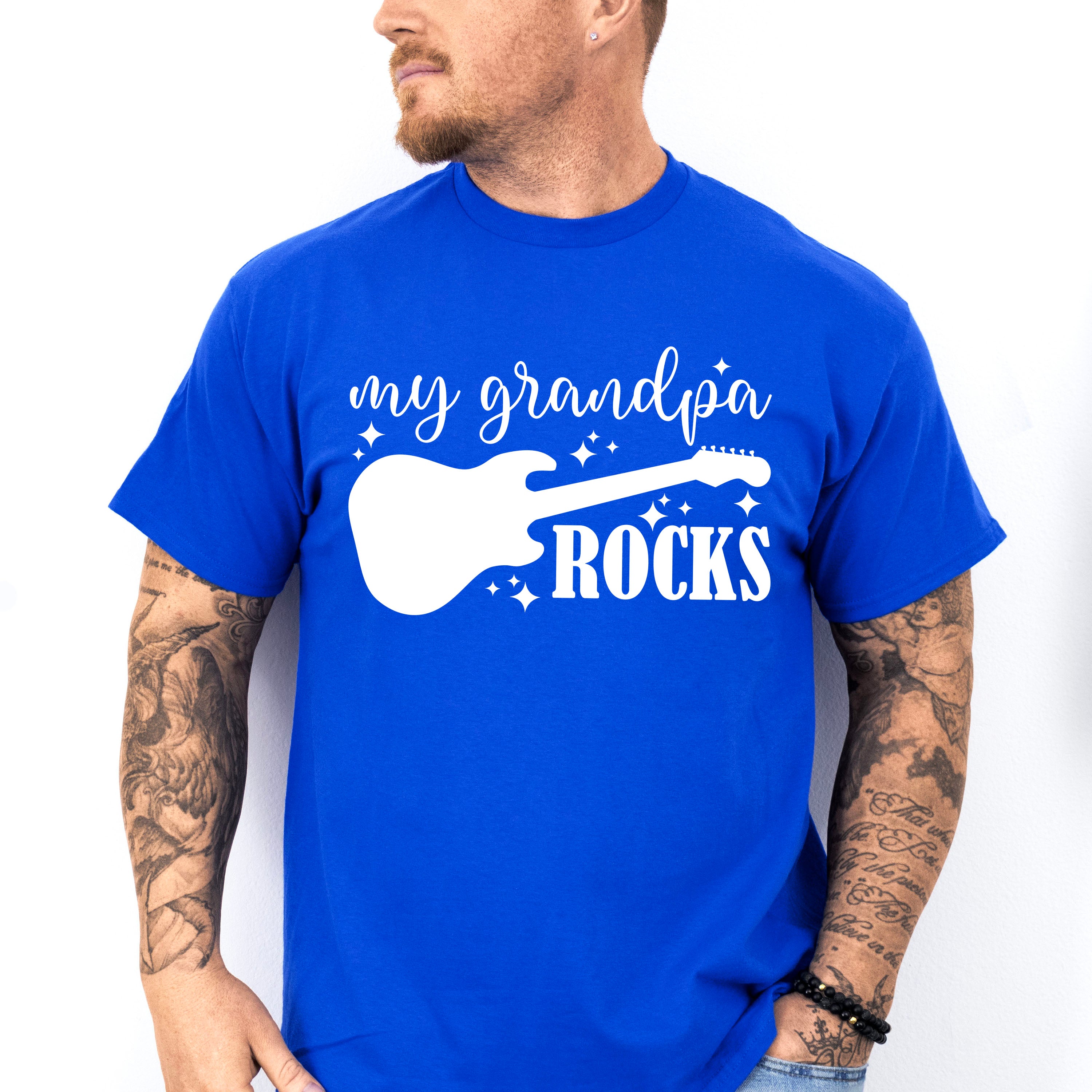 My Grandpa Rocks - Grandpa Unisex Crewneck T-Shirt Sweatshirt Hoodie