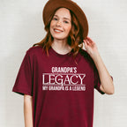 Grandpa's Legacy - Grandpa Unisex Crewneck T-Shirt Sweatshirt Hoodie