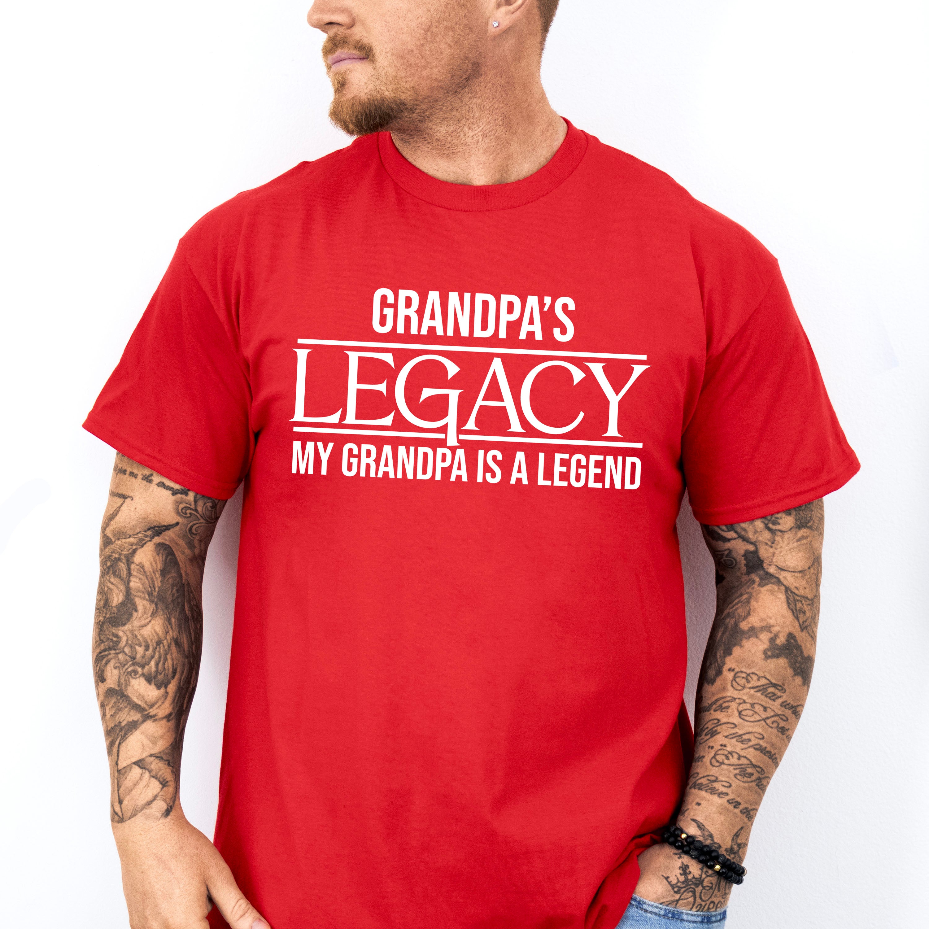 Grandpa's Legacy - Grandpa Unisex Crewneck T-Shirt Sweatshirt Hoodie