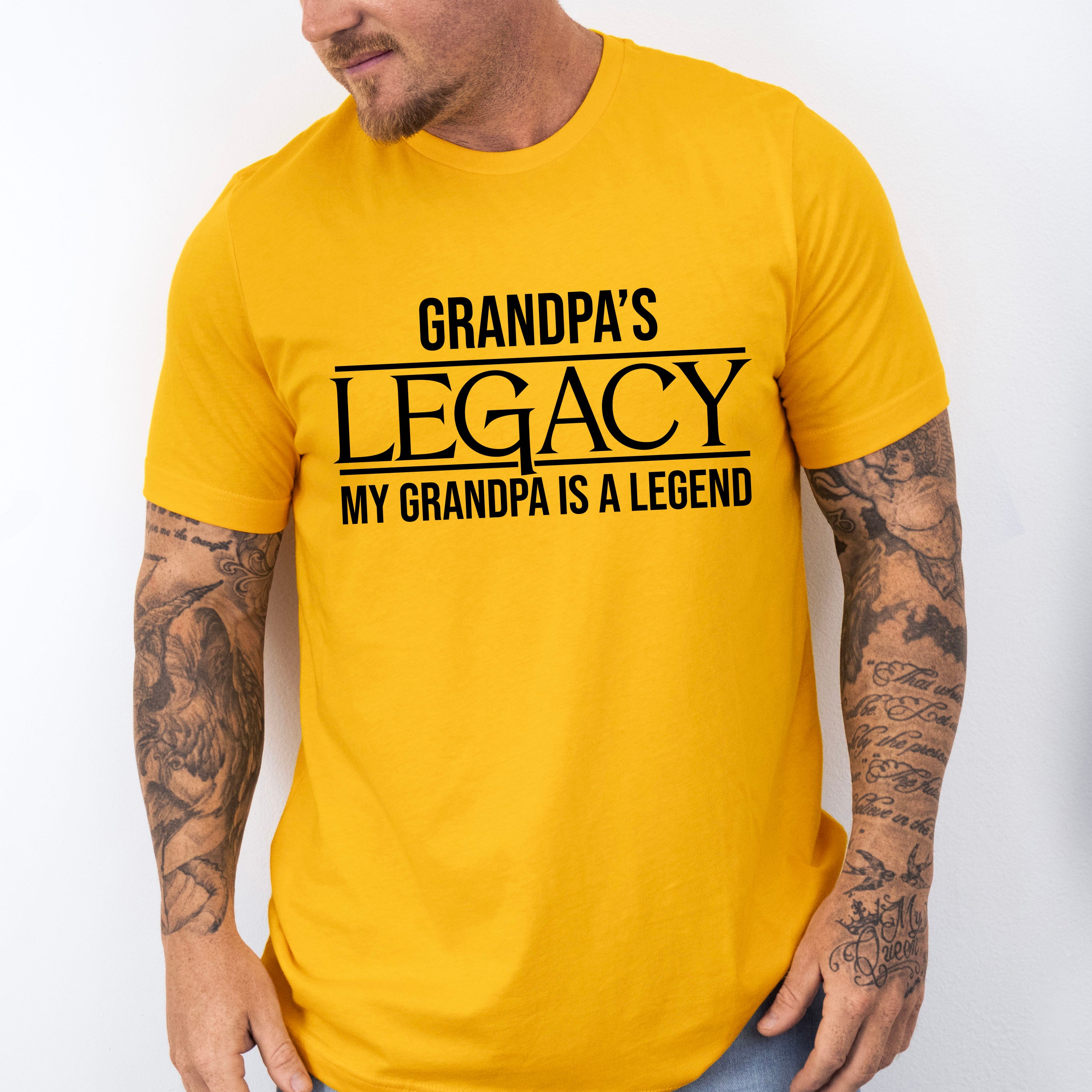 Grandpa's Legacy - Grandpa Unisex Crewneck T-Shirt Sweatshirt Hoodie