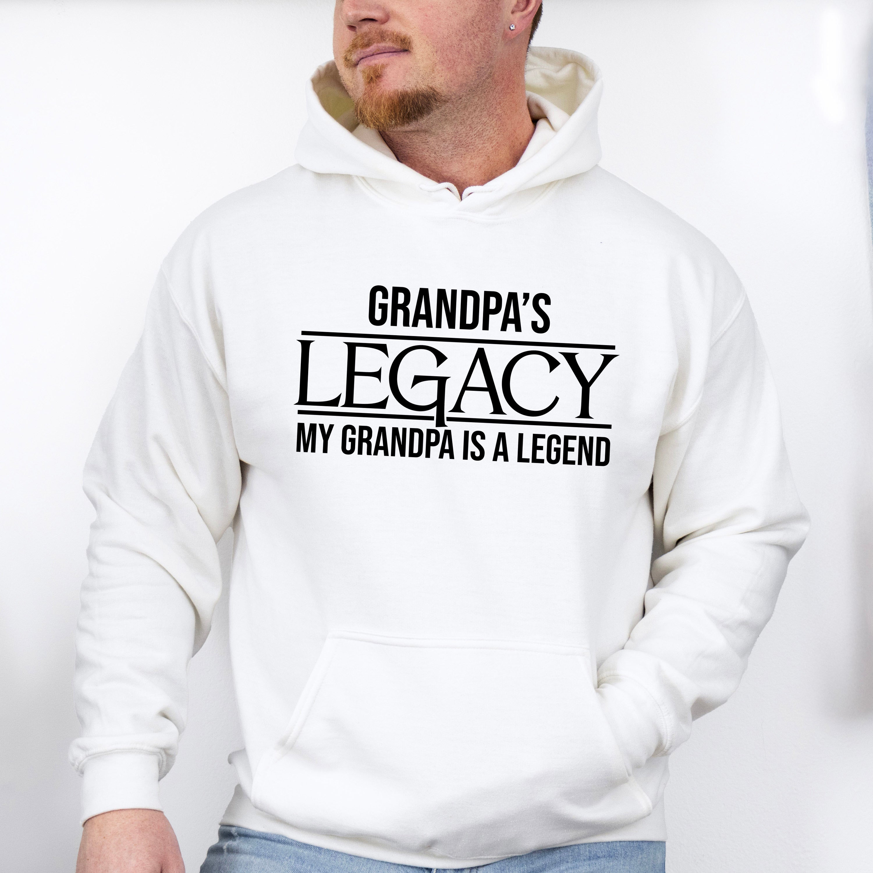 Grandpa's Legacy - Grandpa Unisex Crewneck T-Shirt Sweatshirt Hoodie