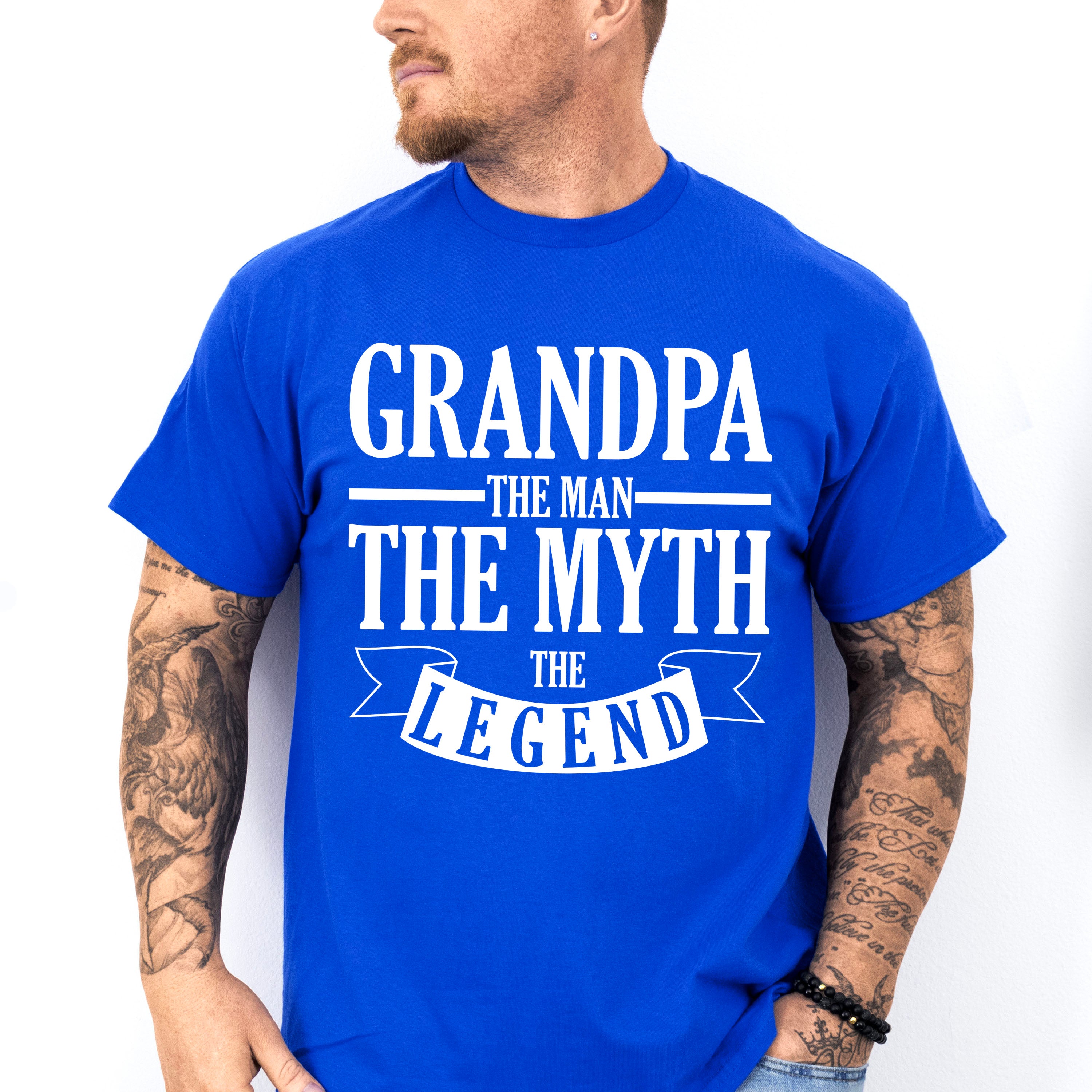 The Man The Myth The Legend - Grandpa Unisex Crewneck T-Shirt Sweatshirt Hoodie