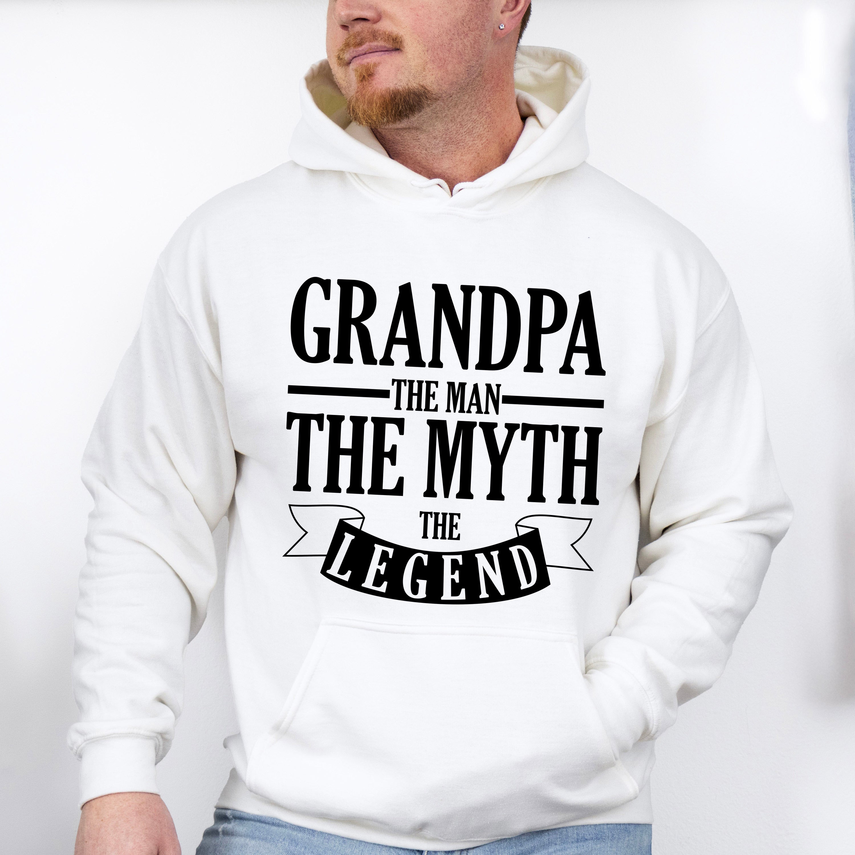 The Man The Myth The Legend - Grandpa Unisex Crewneck T-Shirt Sweatshirt Hoodie